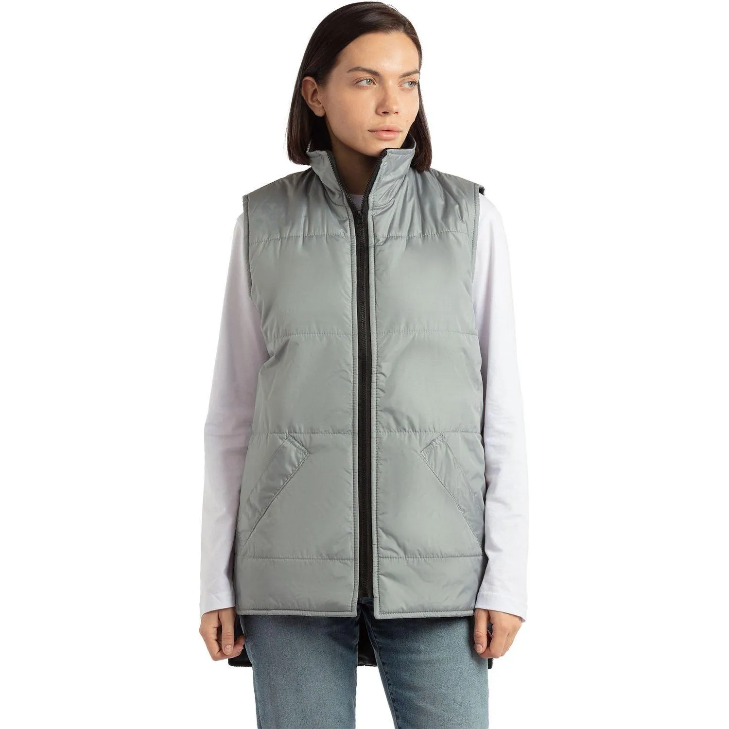 Жилет утепленный универсальный Комфорт+ сер 96-100/170-176 - фото 10