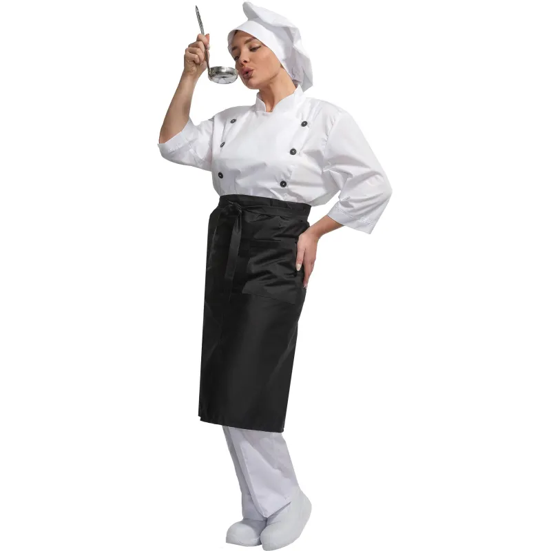 Фартук поварской универсальный черный - фото 3