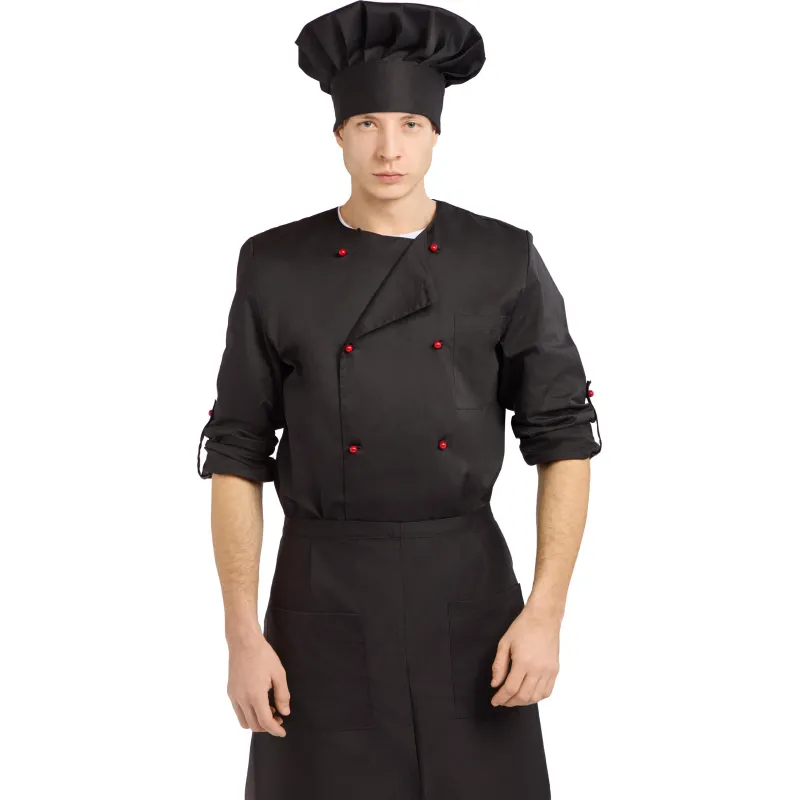 Фартук поварской универсальный черный - фото 11