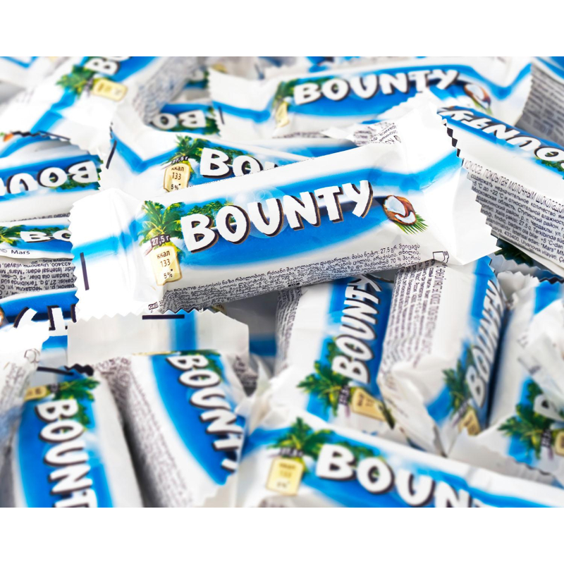 Шоколадный батончик Bounty с мякотью кокоса, 1кг - фото 4