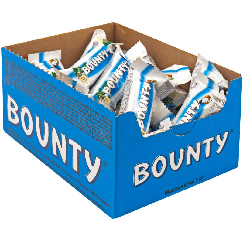 Шоколадный батончик Bounty с мякотью кокоса, 1кг - фото 5