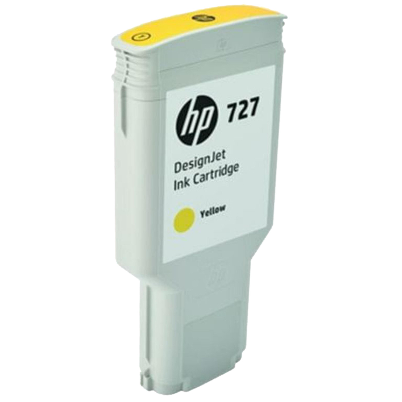 Картридж струйный HP 727 F9J78A жел. для DJ T1500/1530/920/930/2530 - фото 3