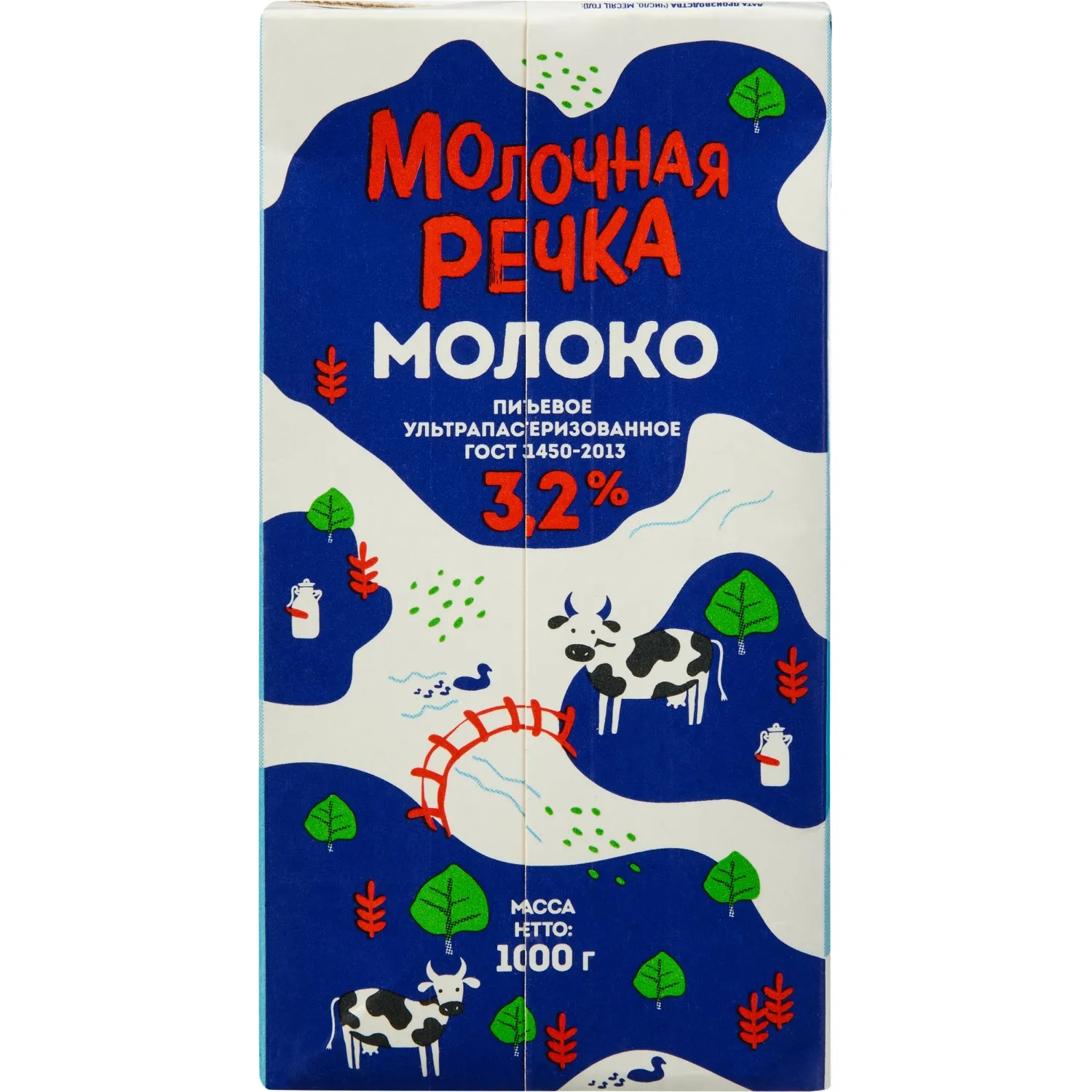 Молоко У/паст 3,2% TBA 1кг (0,973л) МолочнаяРечка - фото 5