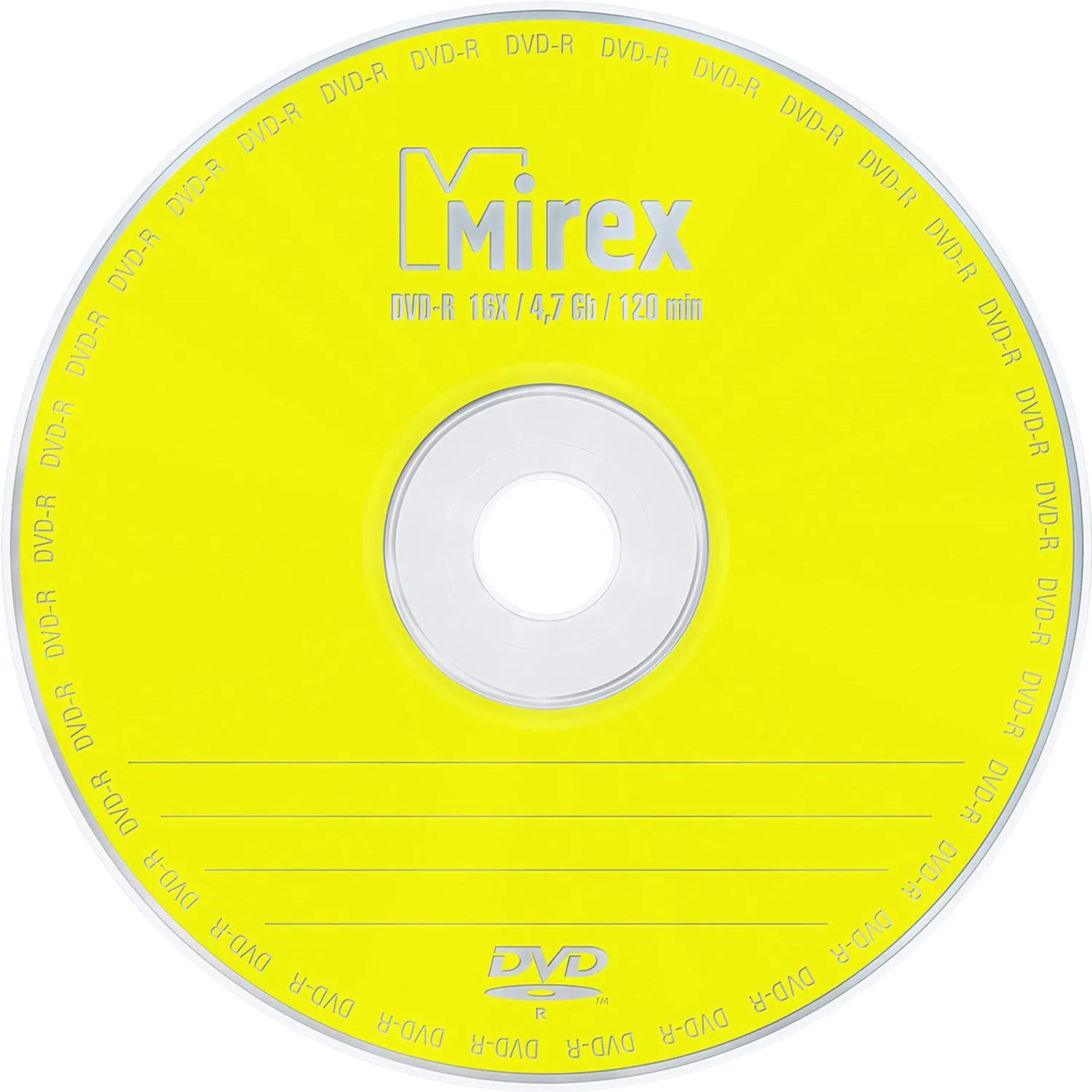 Носители информации DVD-R, 16x, Mirex, Cake/25, UL130003A1M - фото 2