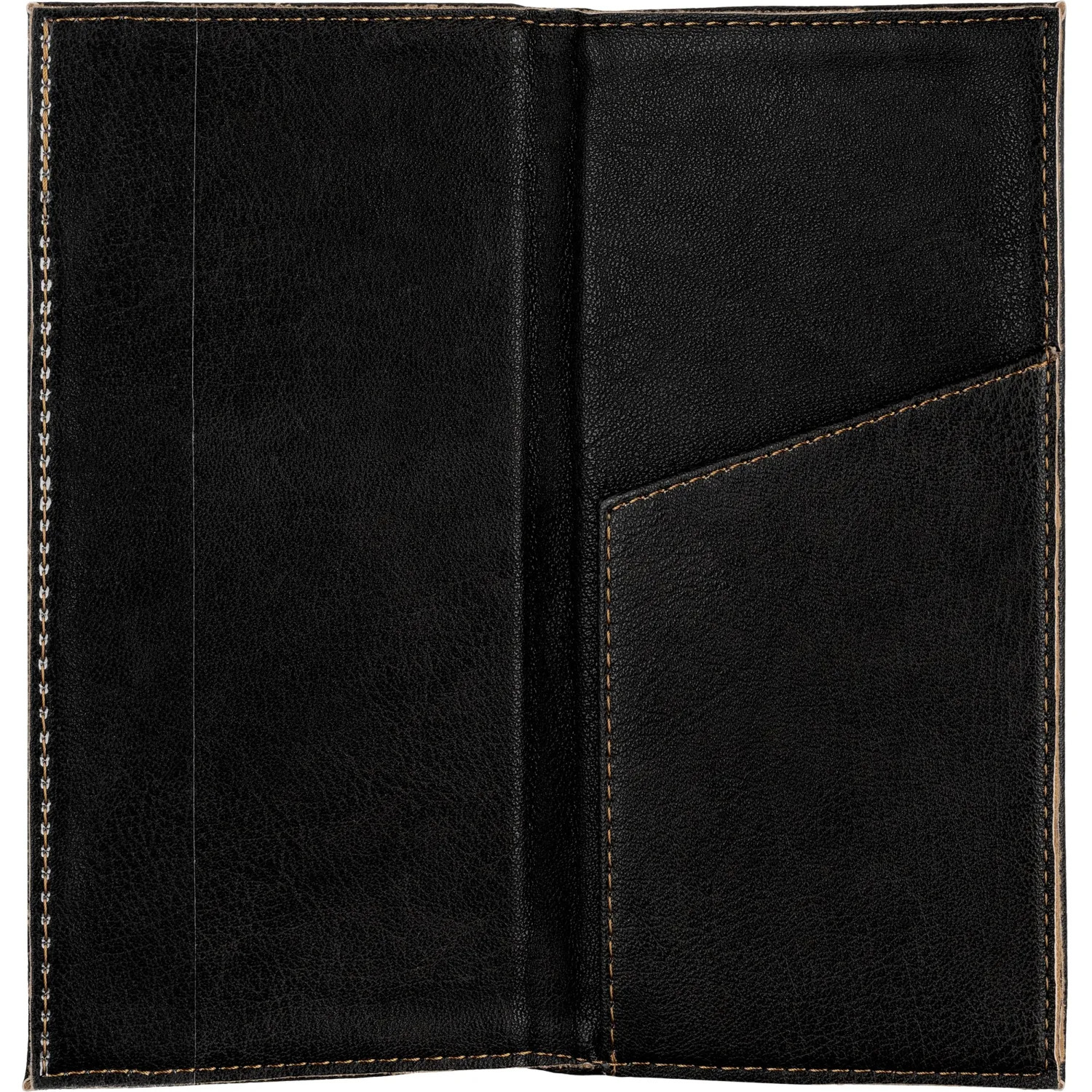 Папка адресная для счета с отстрочкой М.701 черная , кожзам - фото 2