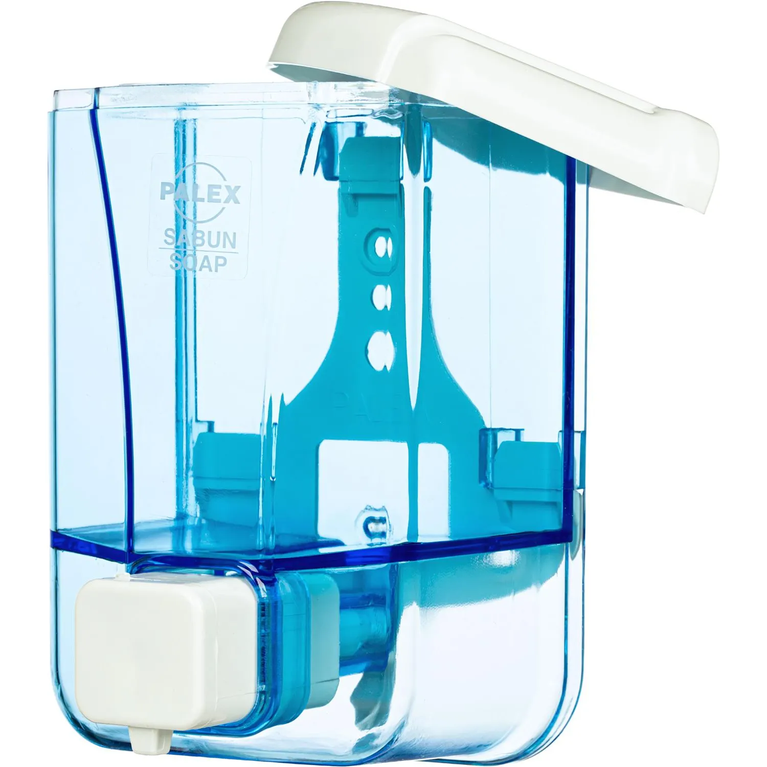 Дозатор для жидкого мыла Palex 3420-1 пластик голубой 500 мл - фото 2