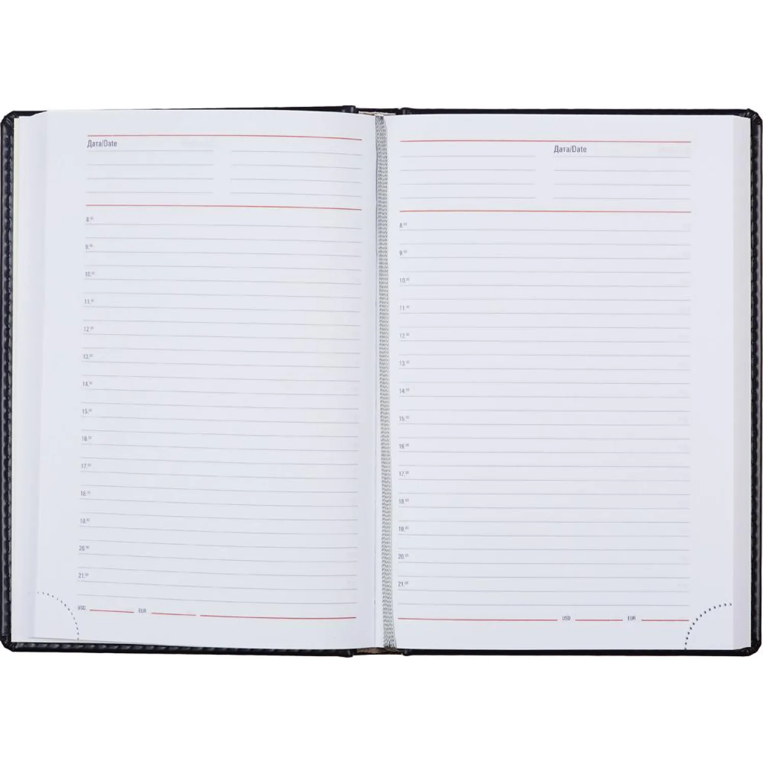 Ежедневник недатированный синий,А5,142х210мм,176л,АTTACHE Каньон - фото 3