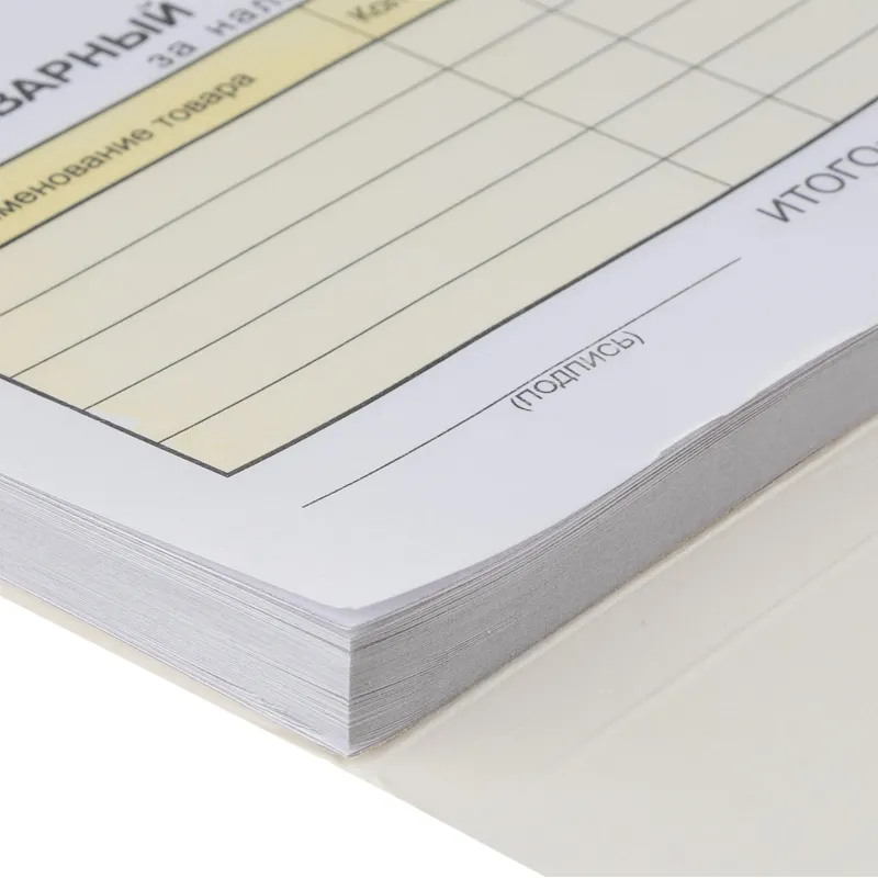 Бланки самокопирующие Товарный чек 2-сл. ATTACHE книжка 50 бланков - фото 5