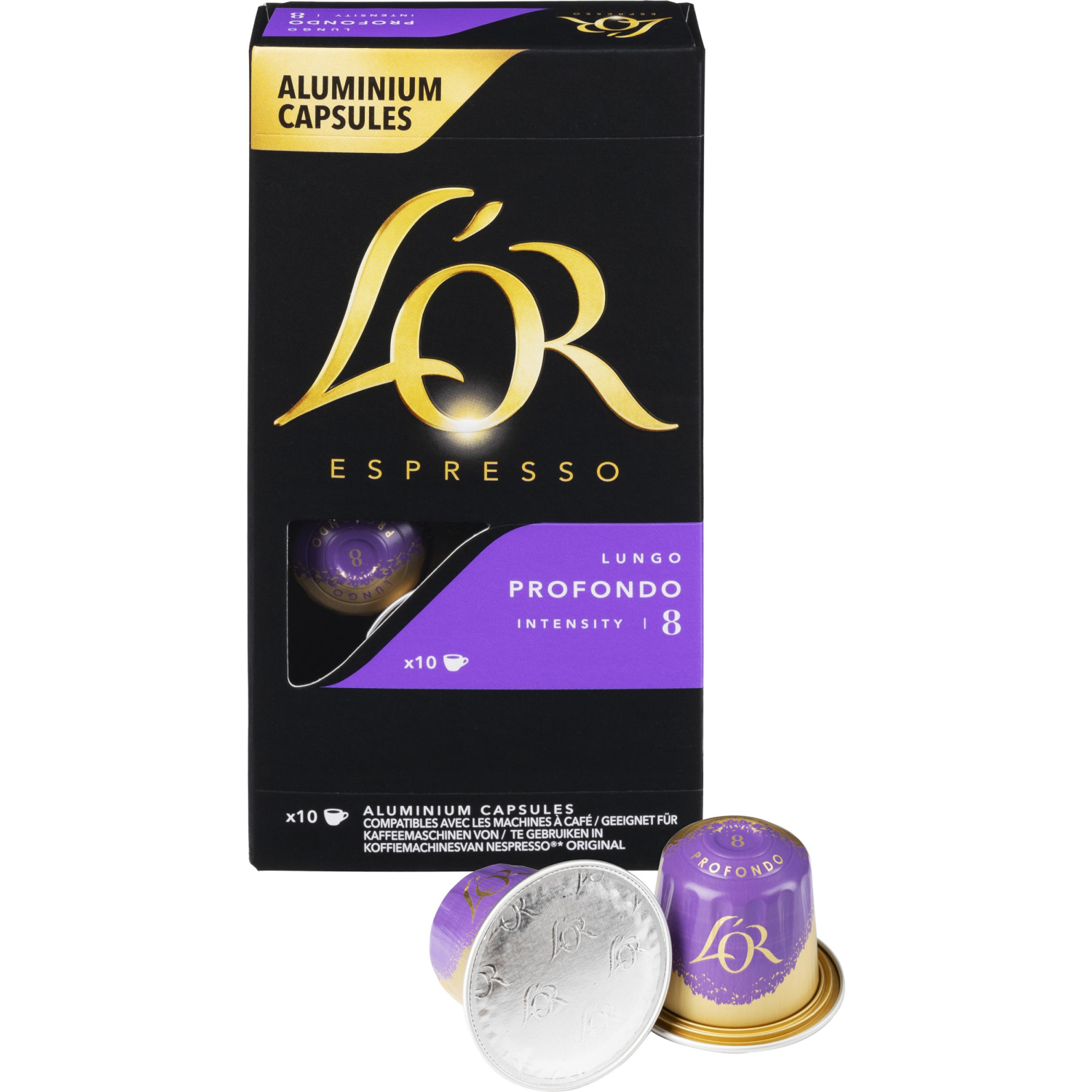 Кофе в капсулах L'OR Espresso Lungo Profondo, 10шт/уп Кофе в капсулах L'OR Espresso Lungo Profondo, 10шт/уп - фото 2