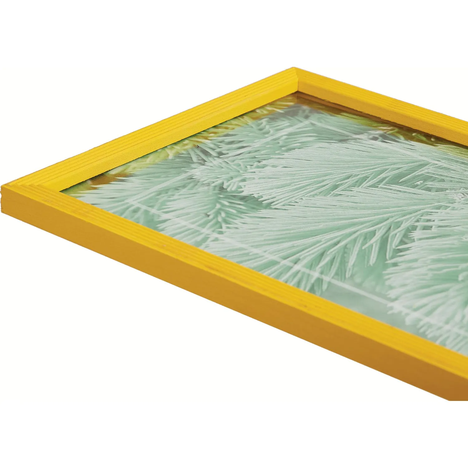 Рамка 21х30см деревянная, профиль №2, цвет &#039;ярко-ж - фото 2