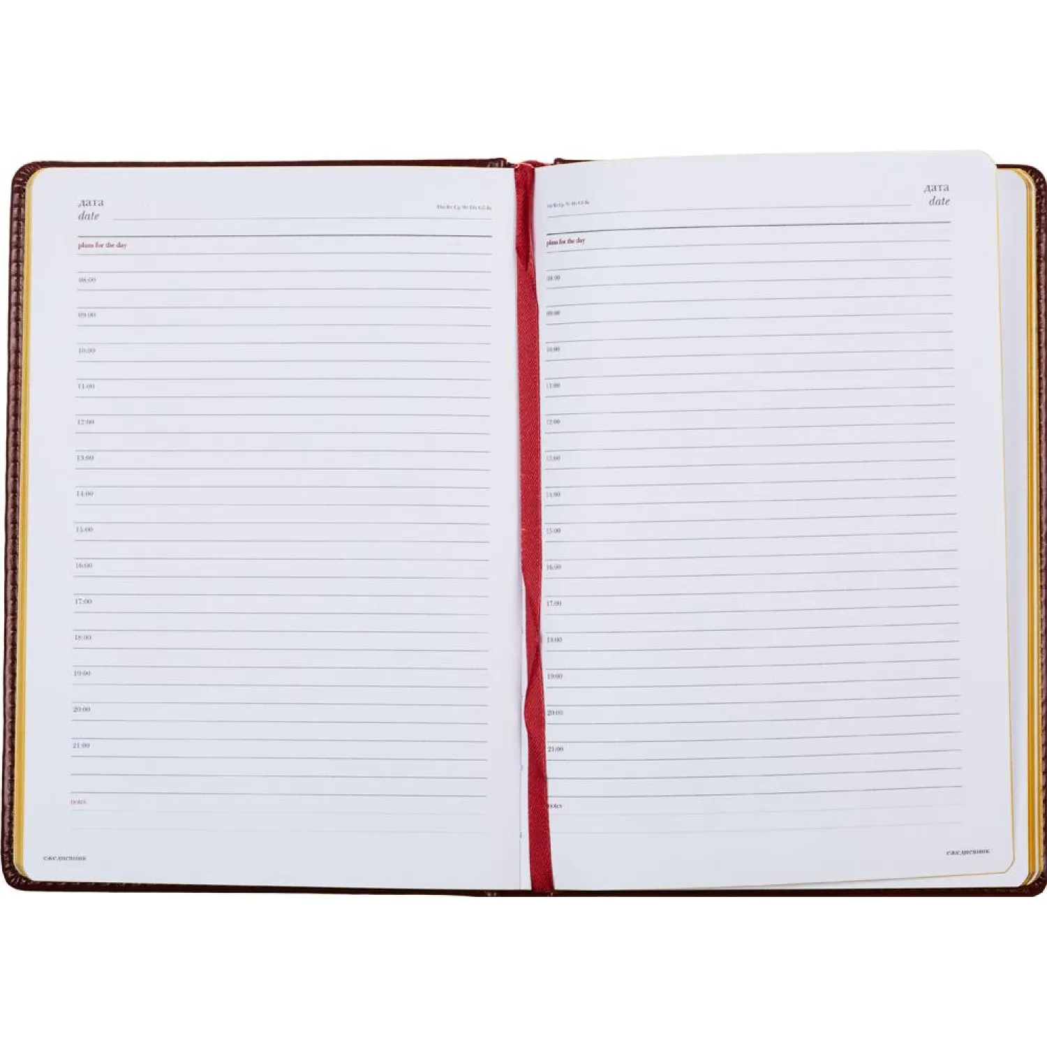 Ежедневник недатированный коричнев,А5,145х205,136л,Sidney NEBRASKA 3-128/03 - фото 3