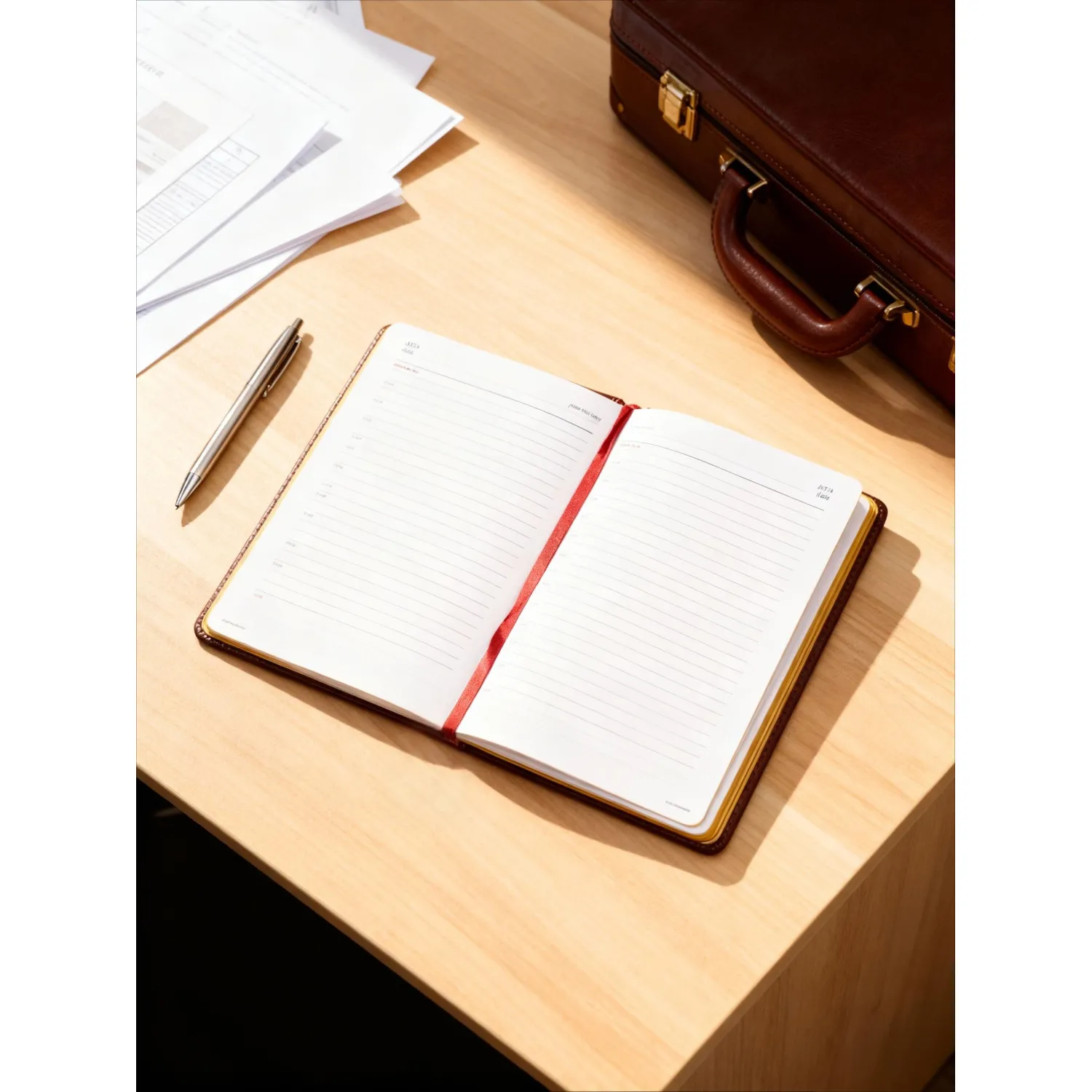 Ежедневник недатированный коричнев,А5,145х205,136л,Sidney NEBRASKA 3-128/03 - фото 24