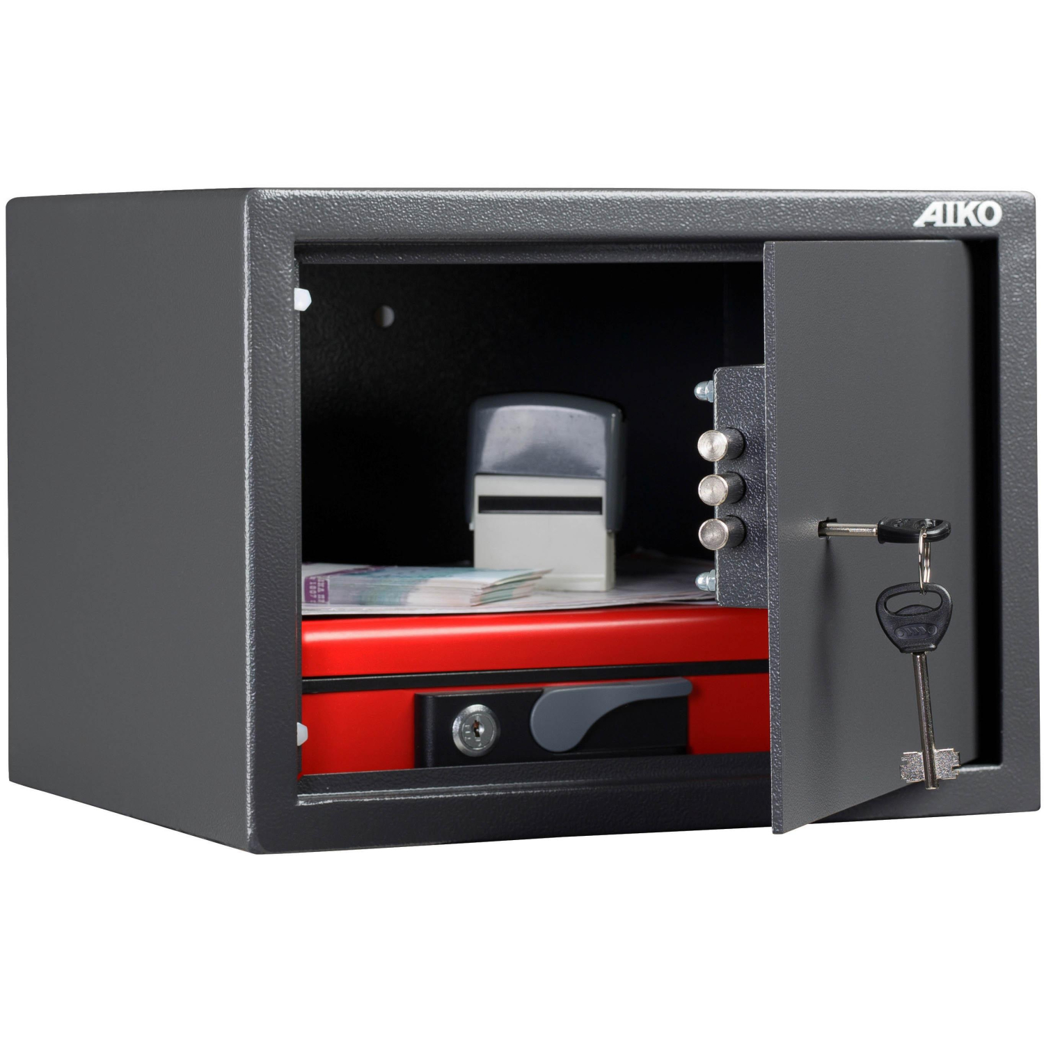 Сейф AIKO SM-25 мебельный, ключ.замок - фото 2