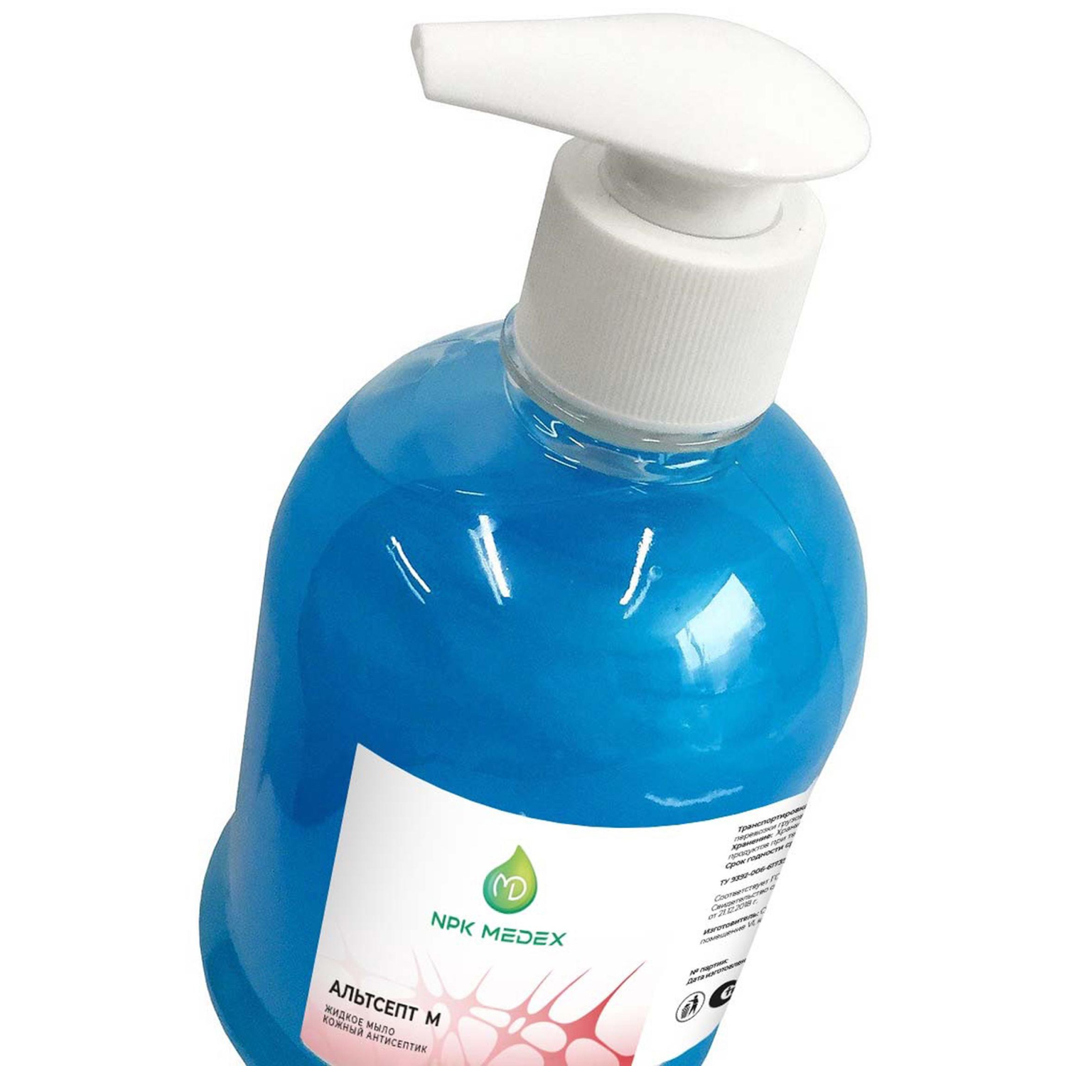 Мыло жидкое дезинф. Альтсепт М 500 мл (с дозатором) - фото 3
