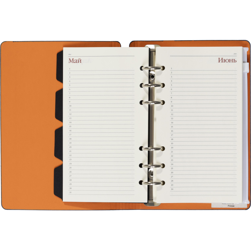 Ежедневник недатированный А5-,132х190мм,120л, FIRENZE темно-синий 3-511/01 - фото 14