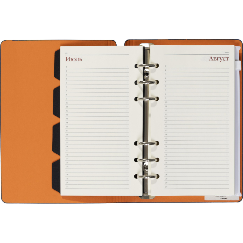 Ежедневник недатированный А5-,132х190мм,120л, FIRENZE темно-синий 3-511/01 - фото 15