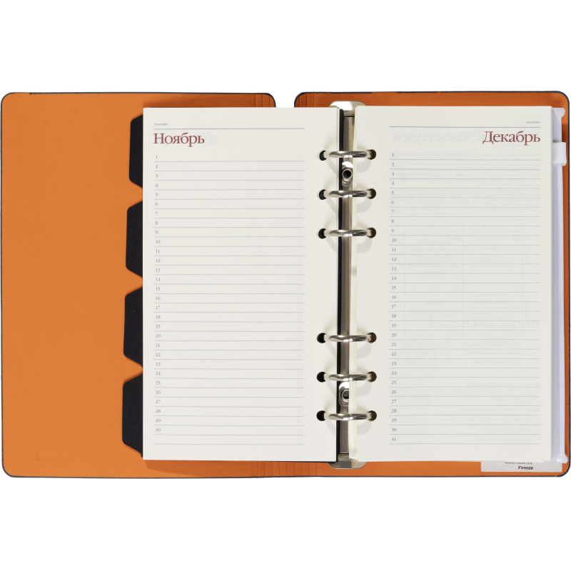 Ежедневник недатированный А5-,132х190мм,120л, FIRENZE темно-синий 3-511/01 - фото 17