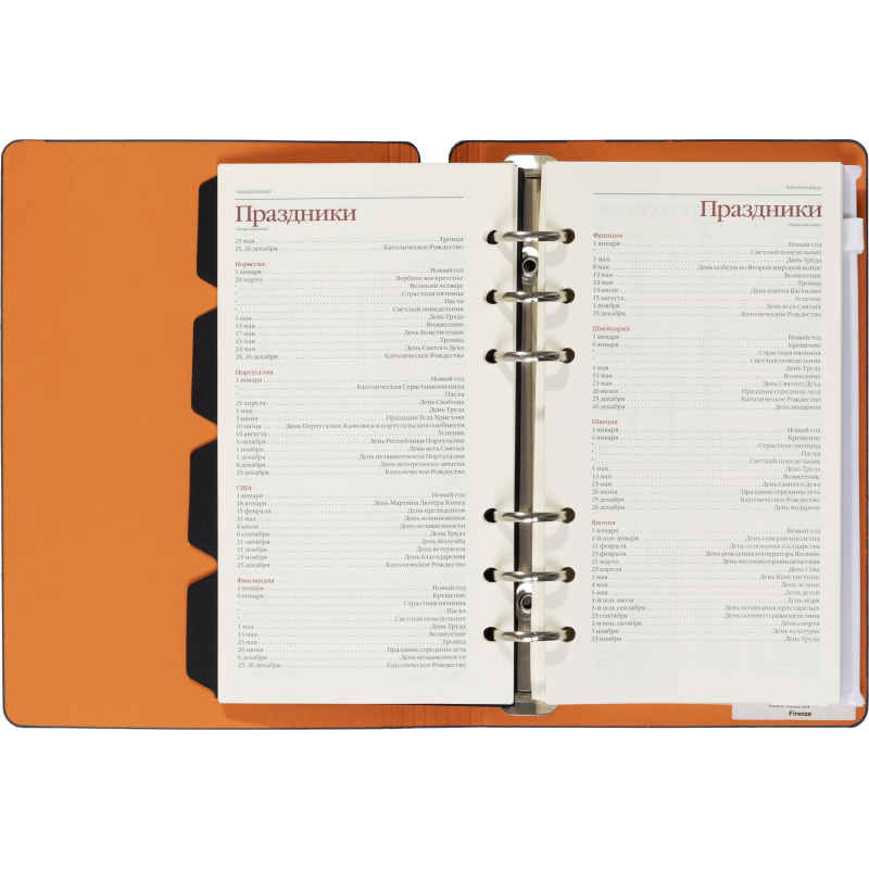 Ежедневник недатированный А5-,132х190мм,120л, FIRENZE темно-синий 3-511/01 - фото 23