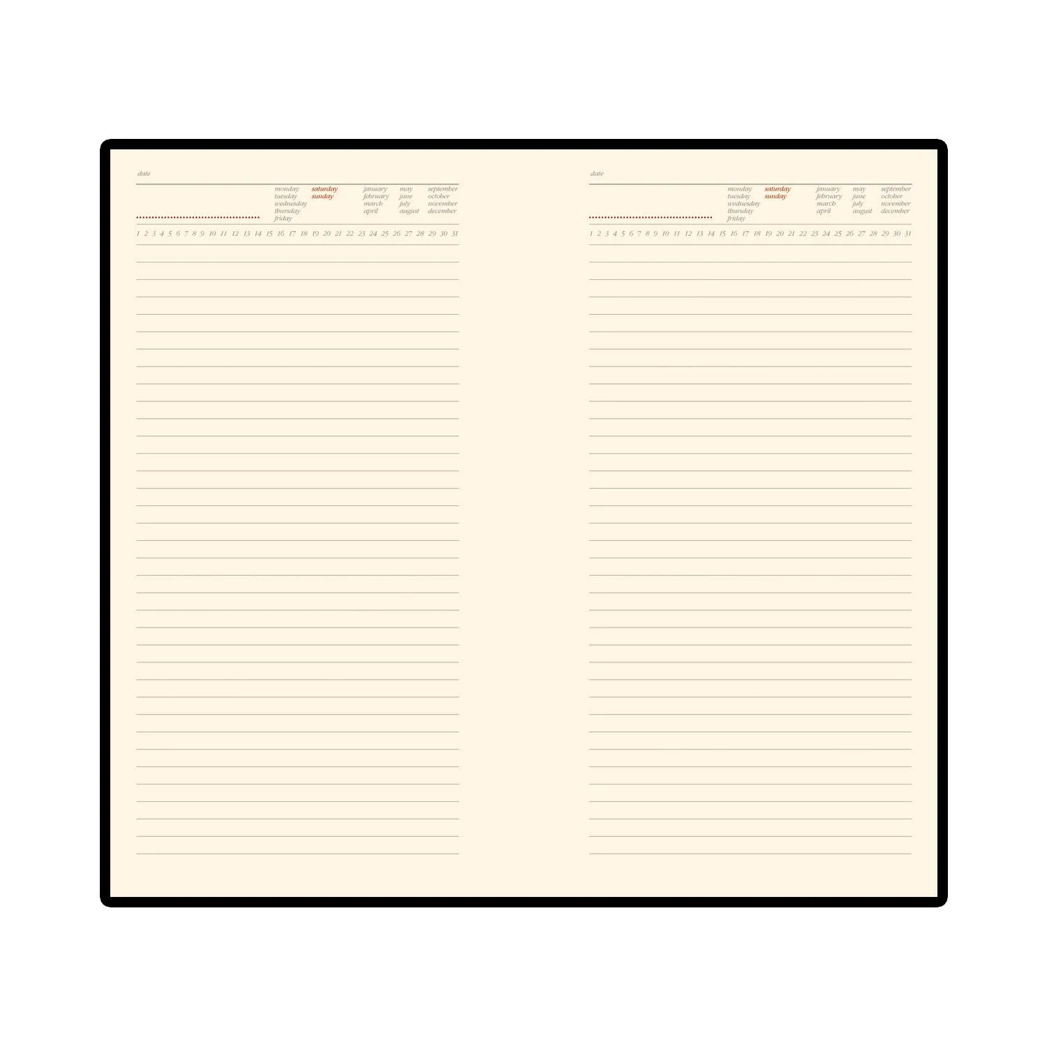 Ежедневник недатированный А5-,132х190мм,120л, FIRENZE красный 3-511/04 - фото 2