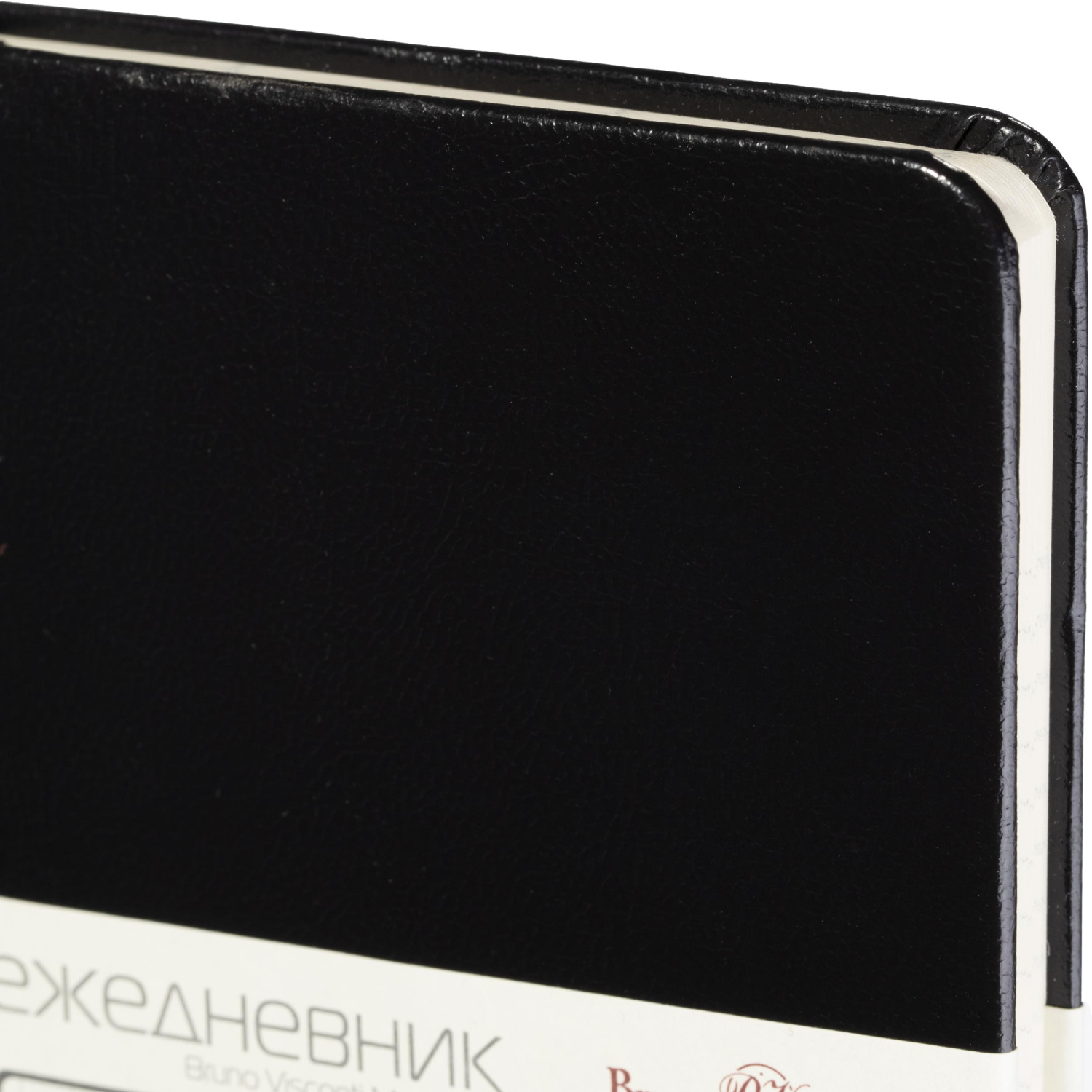 Ежедневник недатированный черный, А6,87х130,100л, Br.V.MEGAPOLIS 3-283/02 - фото 5