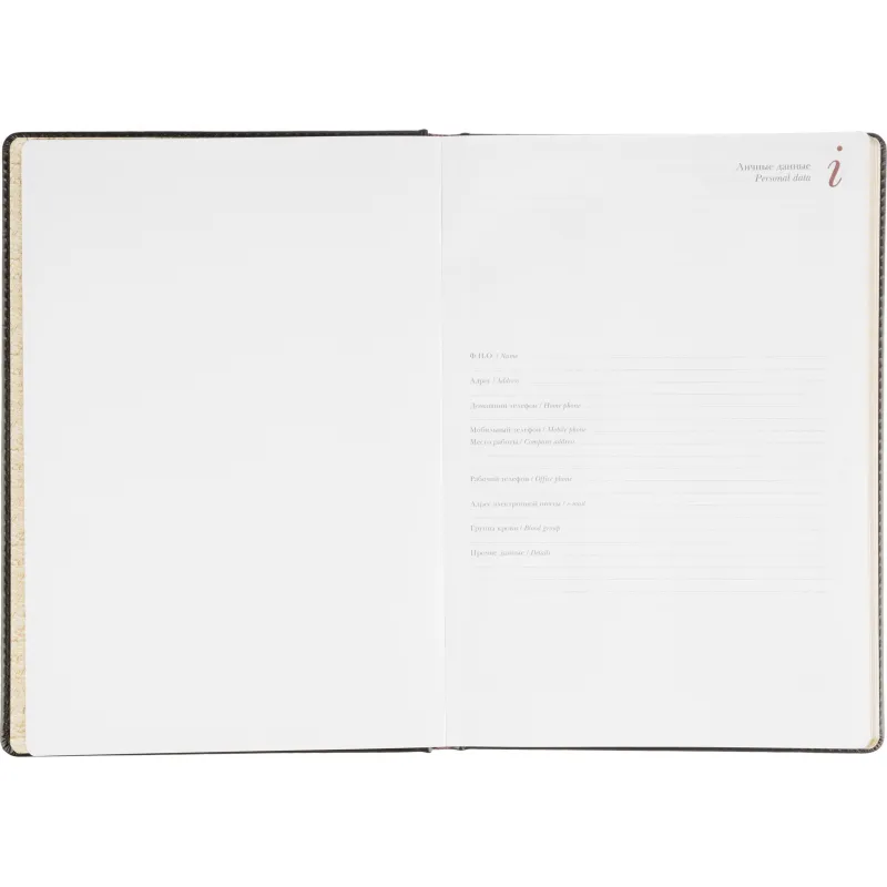 Ежедневник недатированный ,А4,,136л, Sidney Nebraska черн3-539/02 - фото 10