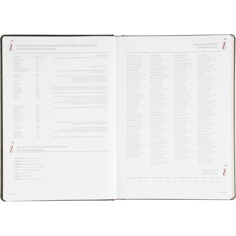 Ежедневник недатированный ,А4,,136л, Sidney Nebraska черн3-539/02 - фото 14