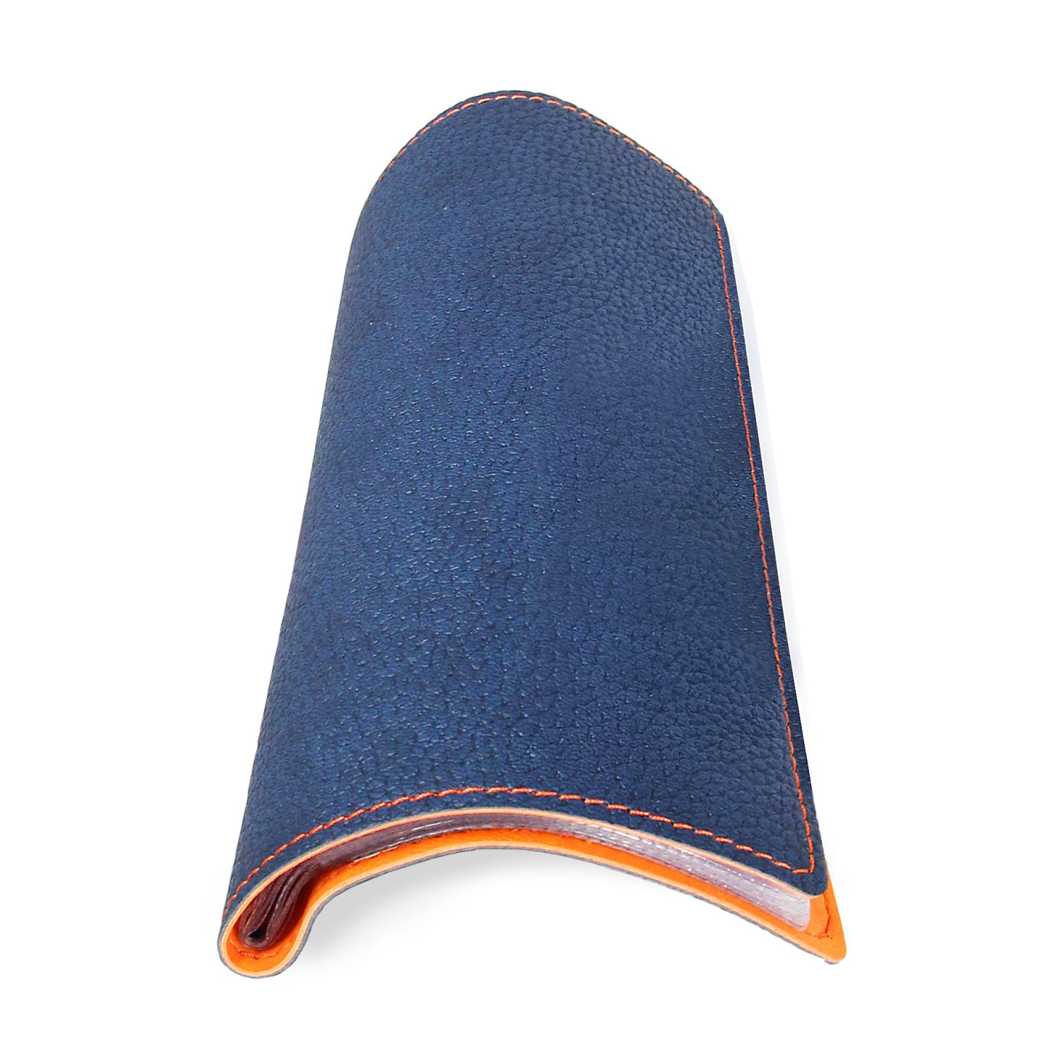 Визитница настольная А5,96виз,гибкая,синяя,оранжев.простр. АТТАСНЕ Bizon - фото 2