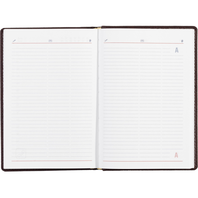 Ежедневник недатированный А5,142x210мм,176л,бордо АТТАСНЕ Bizon - фото 16