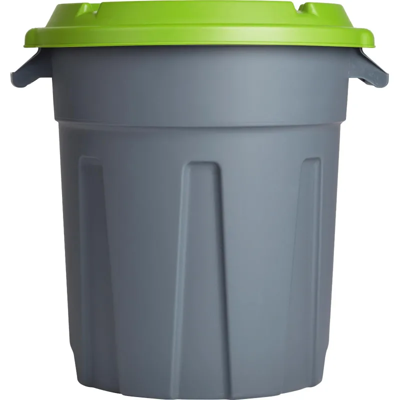 Бак для отходов 60л пластик, зеленый для пищ./непищ. прод. (до -30) - фото 1