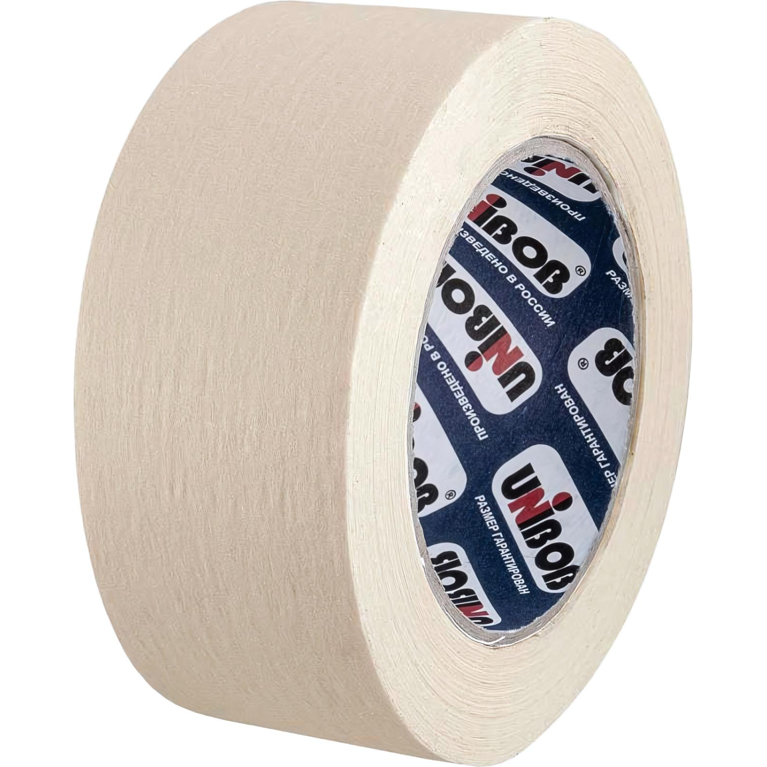 Клейкая лента малярная Unibob 50мм х 50м, креппированная - фото 2