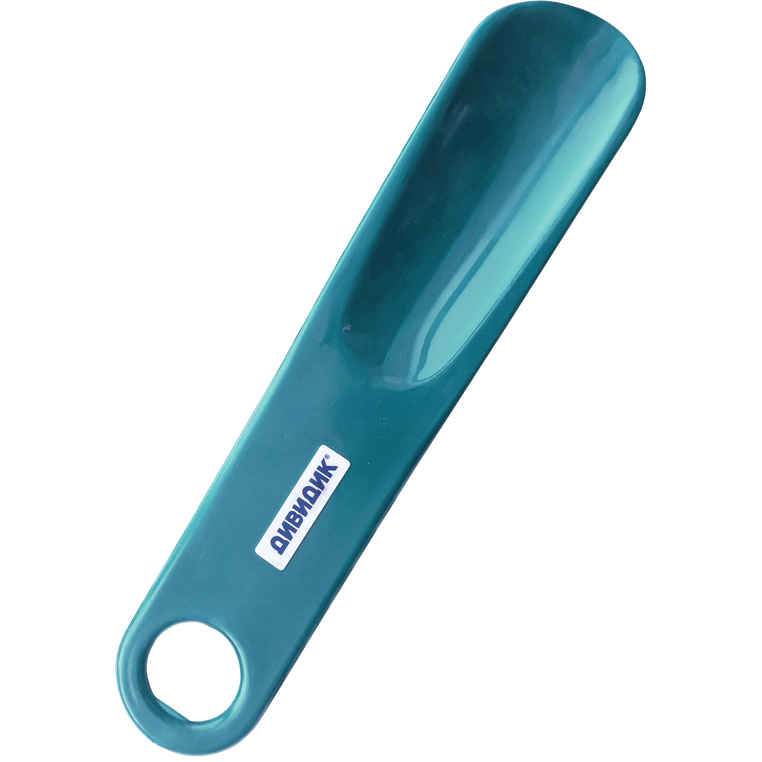 Ложка Рожок для обуви Дивидик 19см, в асс-те (белый, бирюзовый, синий) - фото 2