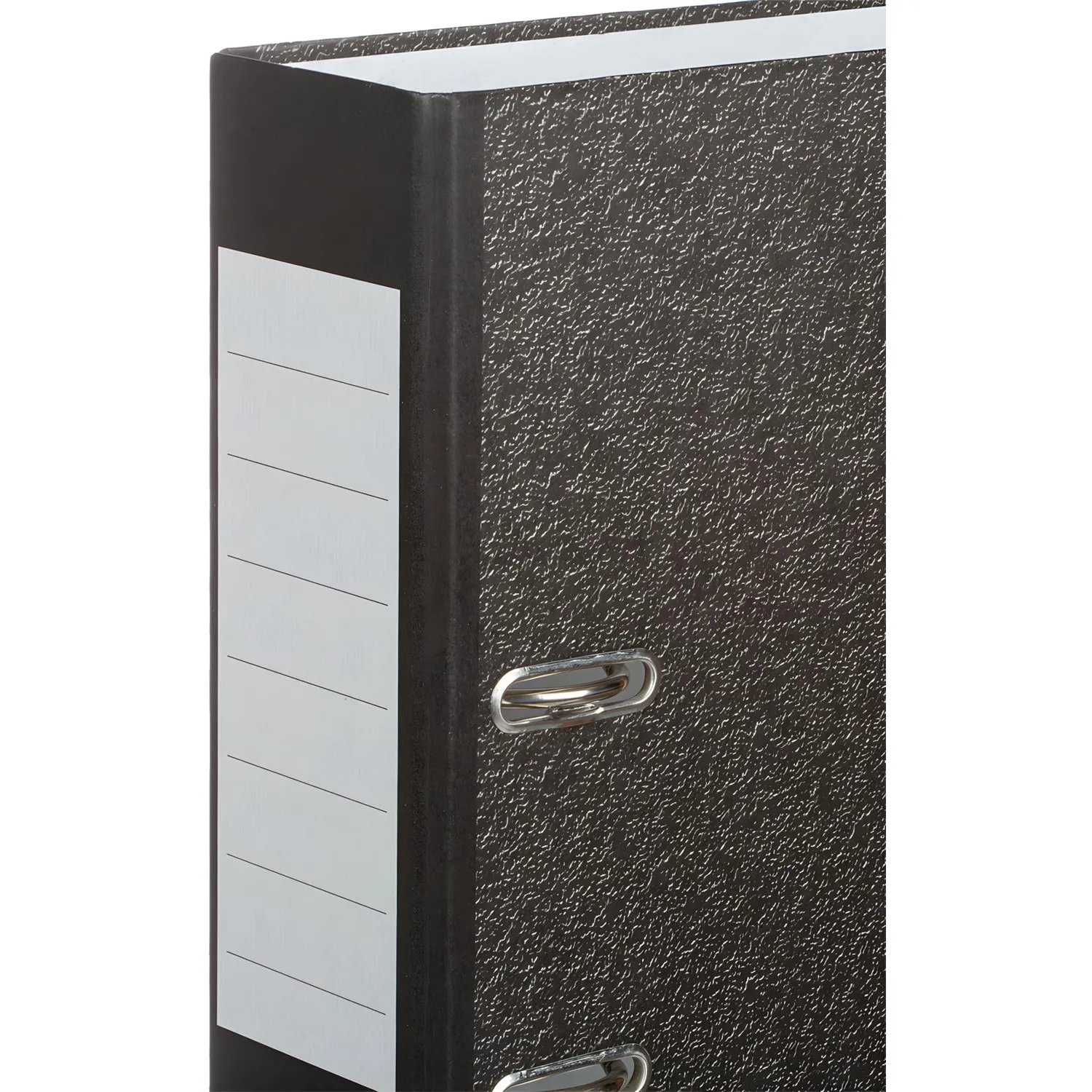 Папка-регистратор 75 мм (+/- 5 мм)с мет.уг.мрамор ч/б, в уп.10шт,бум./бум Папка-регистратор 75 мм (+/- 5 мм)с мет.уг.мрамор ч/б, в уп.10шт,бум./бум - фото 6