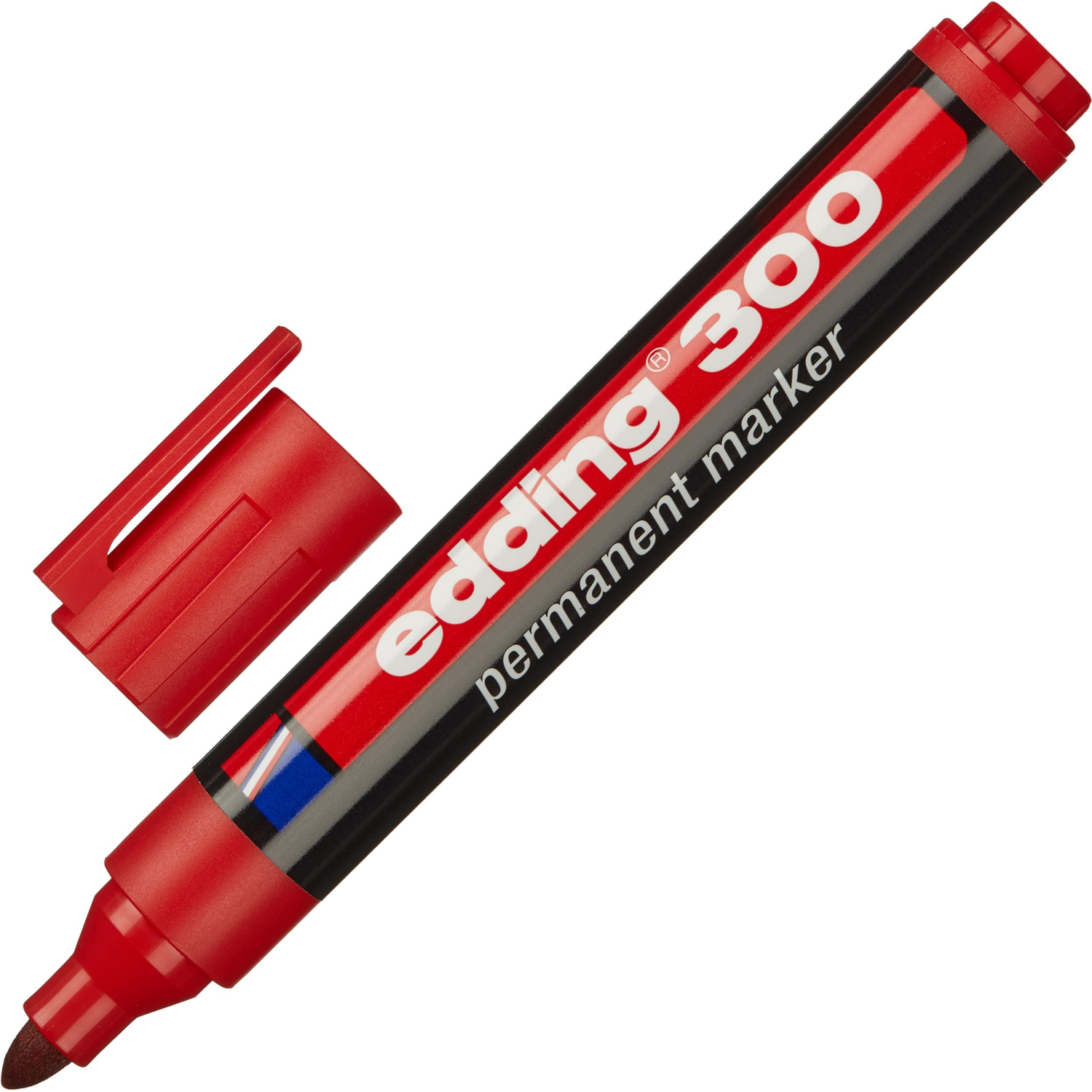 Набор маркеров перманентных EDDING E-300 кругл. наконечник 1,5-3мм наб. 4цв - фото 3