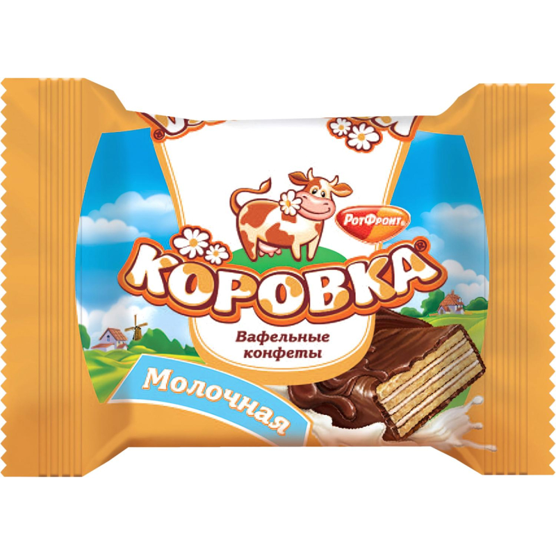 Вафли Коровка молочная, 2 кг - фото 1