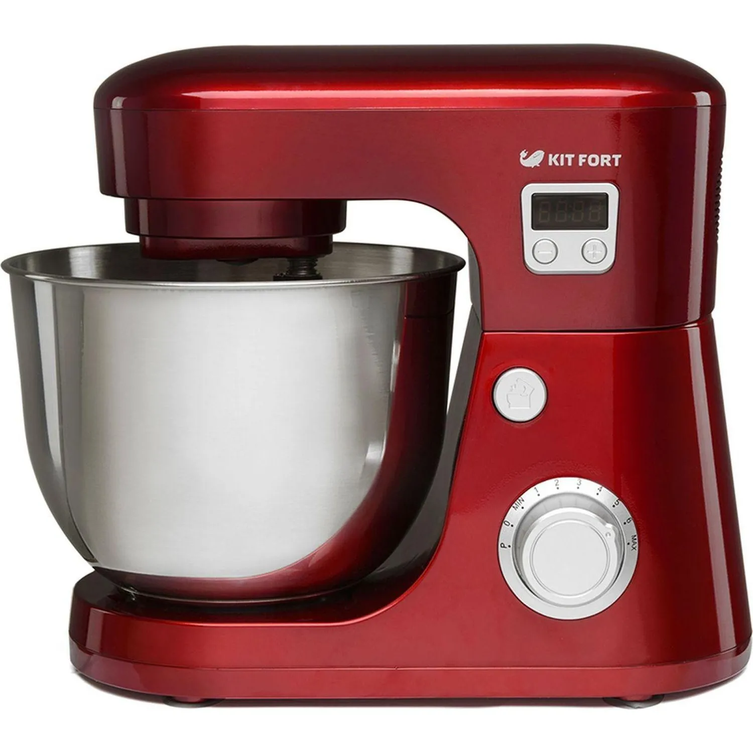 Миксер Kitfort КТ-1308-1,планетарный, красный, 600 Вт, 4,2 л,пластик - фото 3
