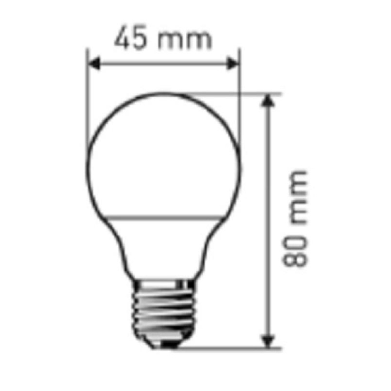 Лампа светодиодная Эра 7W E27 2700k тепл.бел. шар ЭРА smd P45-7W-827-E27 - фото 5