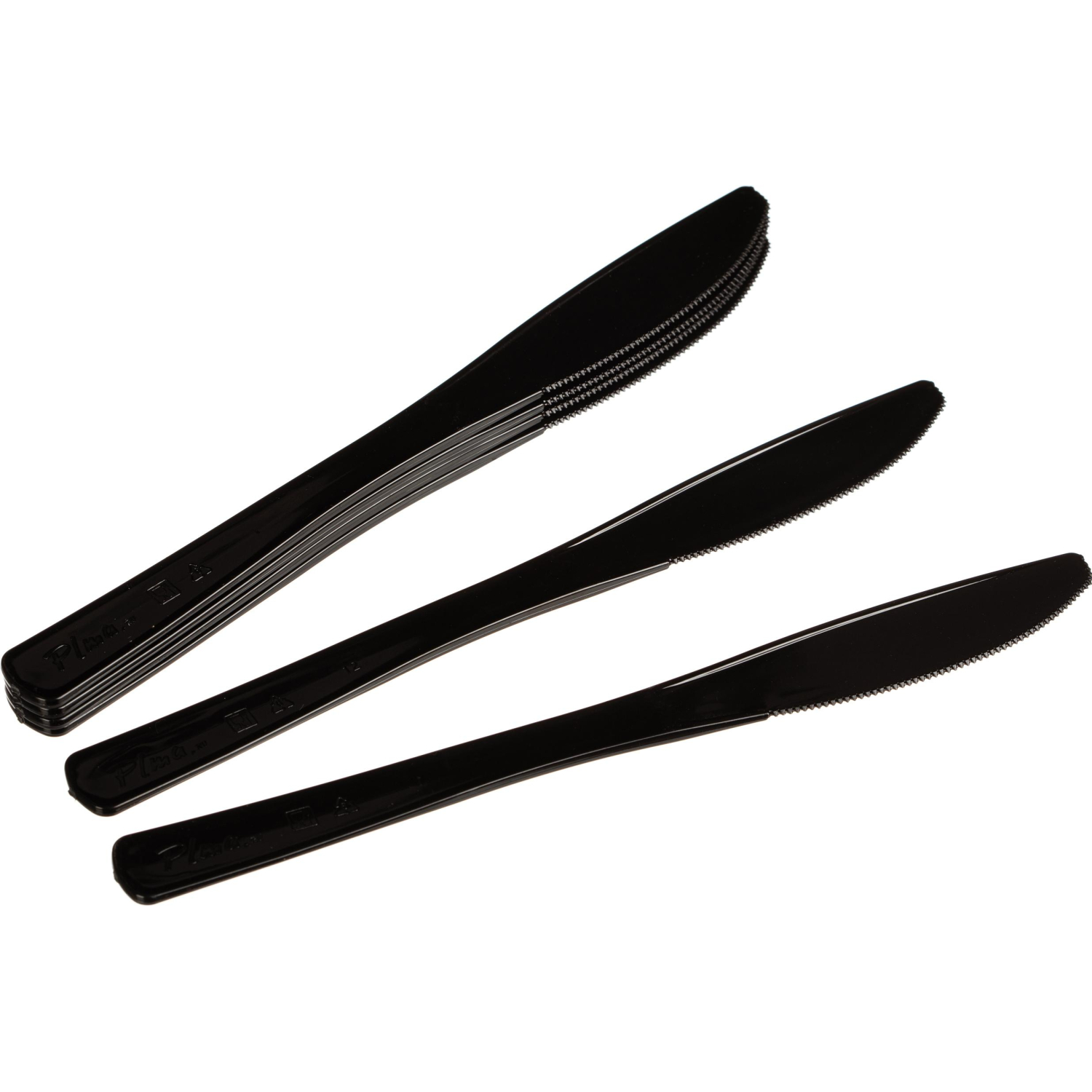 Нож одноразовый 200мм, черный, ПС 50 шт/уп Нож одноразовый 200мм, черный, ПС 50 шт/уп - фото 2