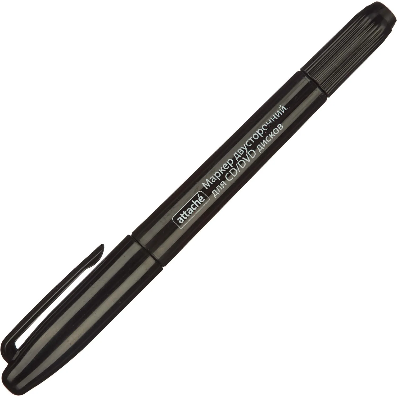 Маркер для CD черный двусторонний 0,7-1,0 мм - фото 2