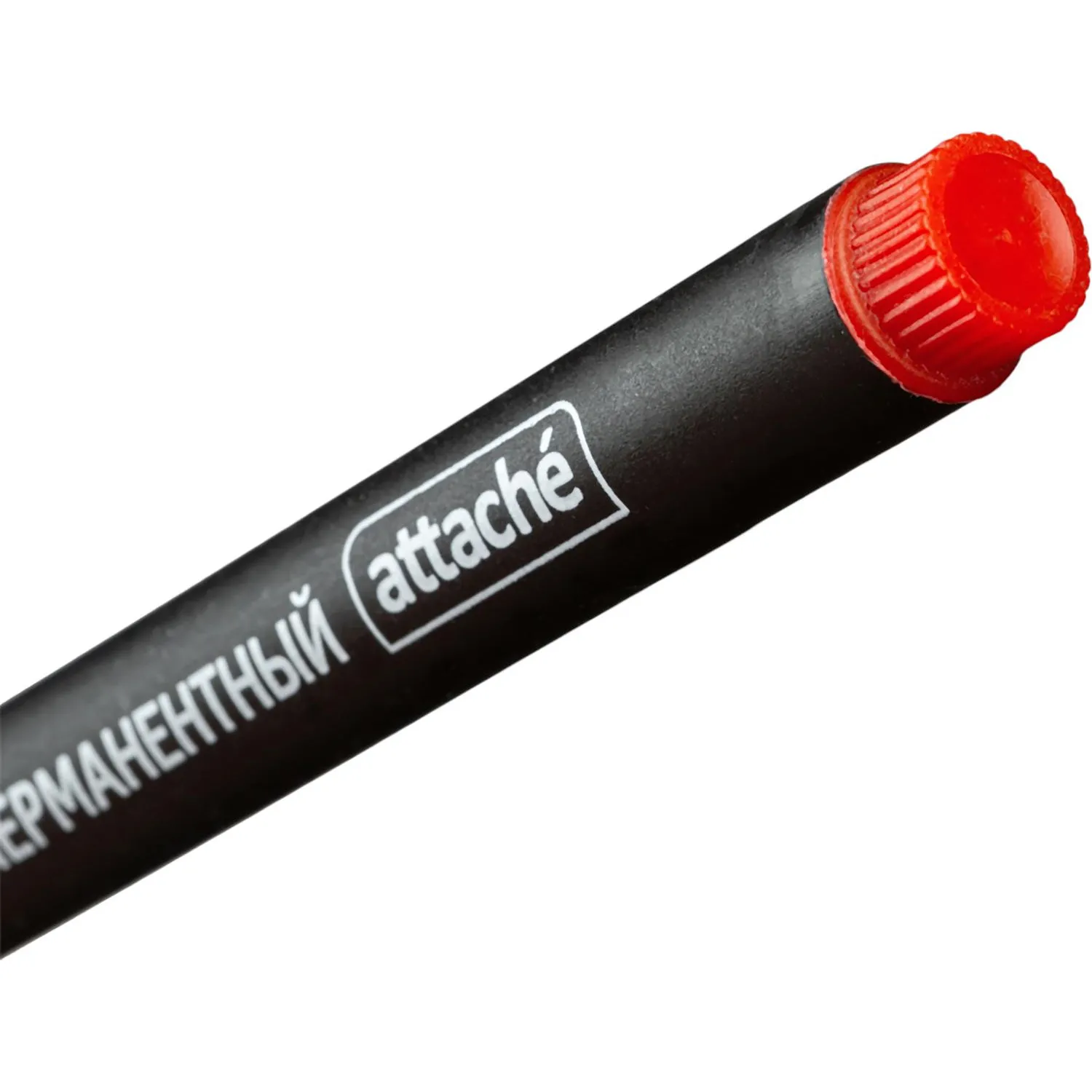 Маркер перманентный ATTACHE красный 1 мм. - фото 4
