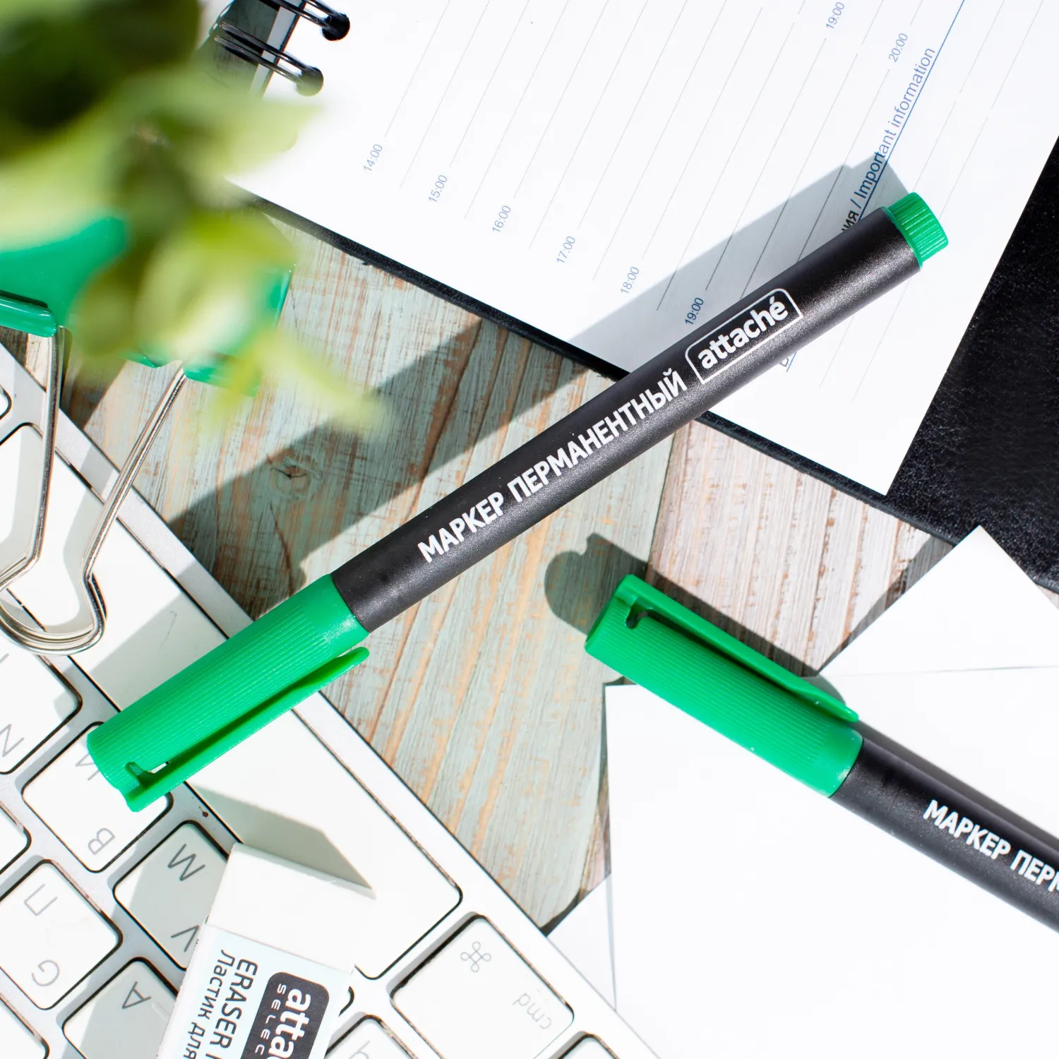 Маркер перманентный Выбор Есть зеленый 1 мм - фото 6