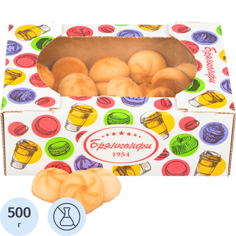 Печенье Брянконфи с вареной сгущенкой, 500г - фото 1