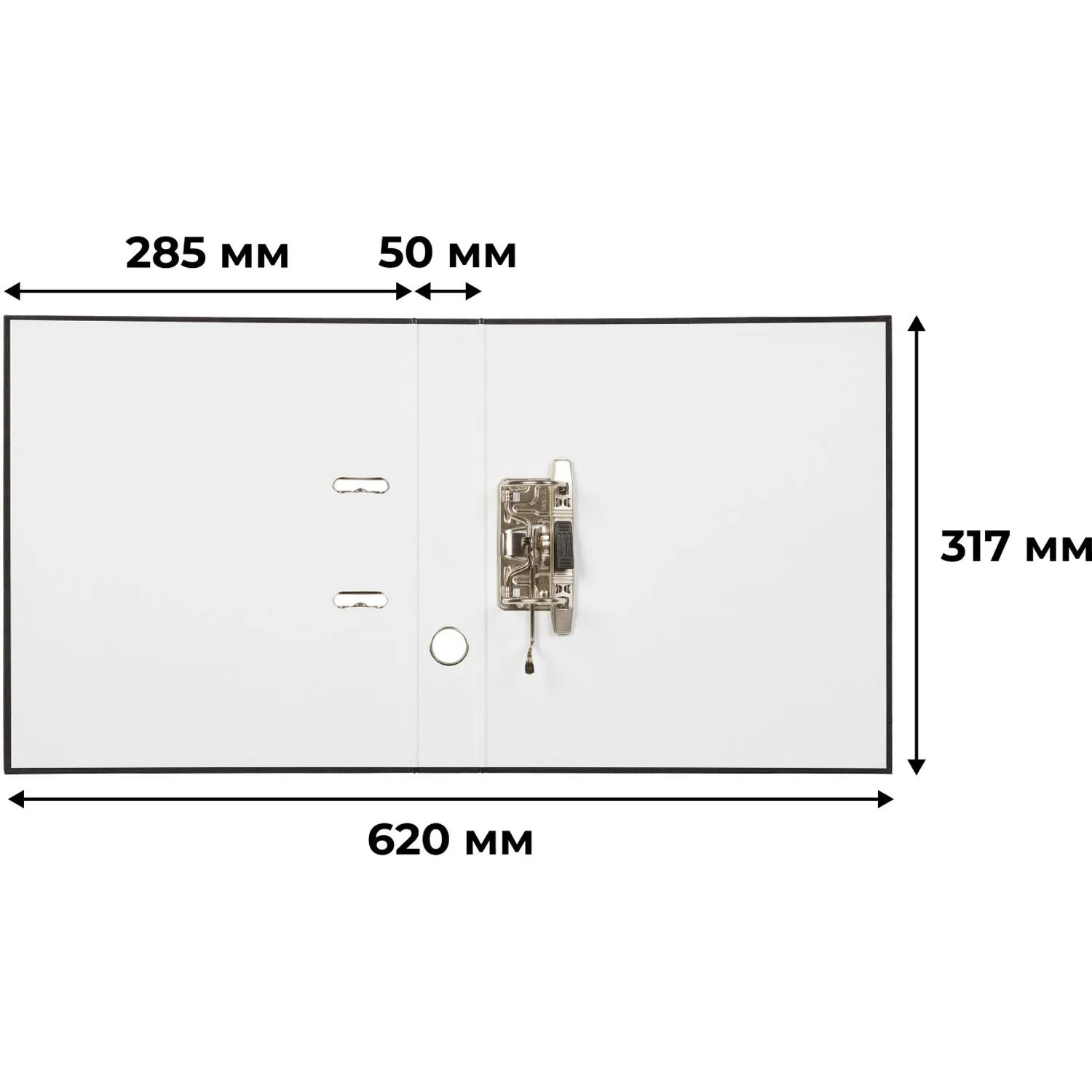 Папка-регистратор  50мм, 10шт/уп, черный,ПБП1,карм.кор - фото 11
