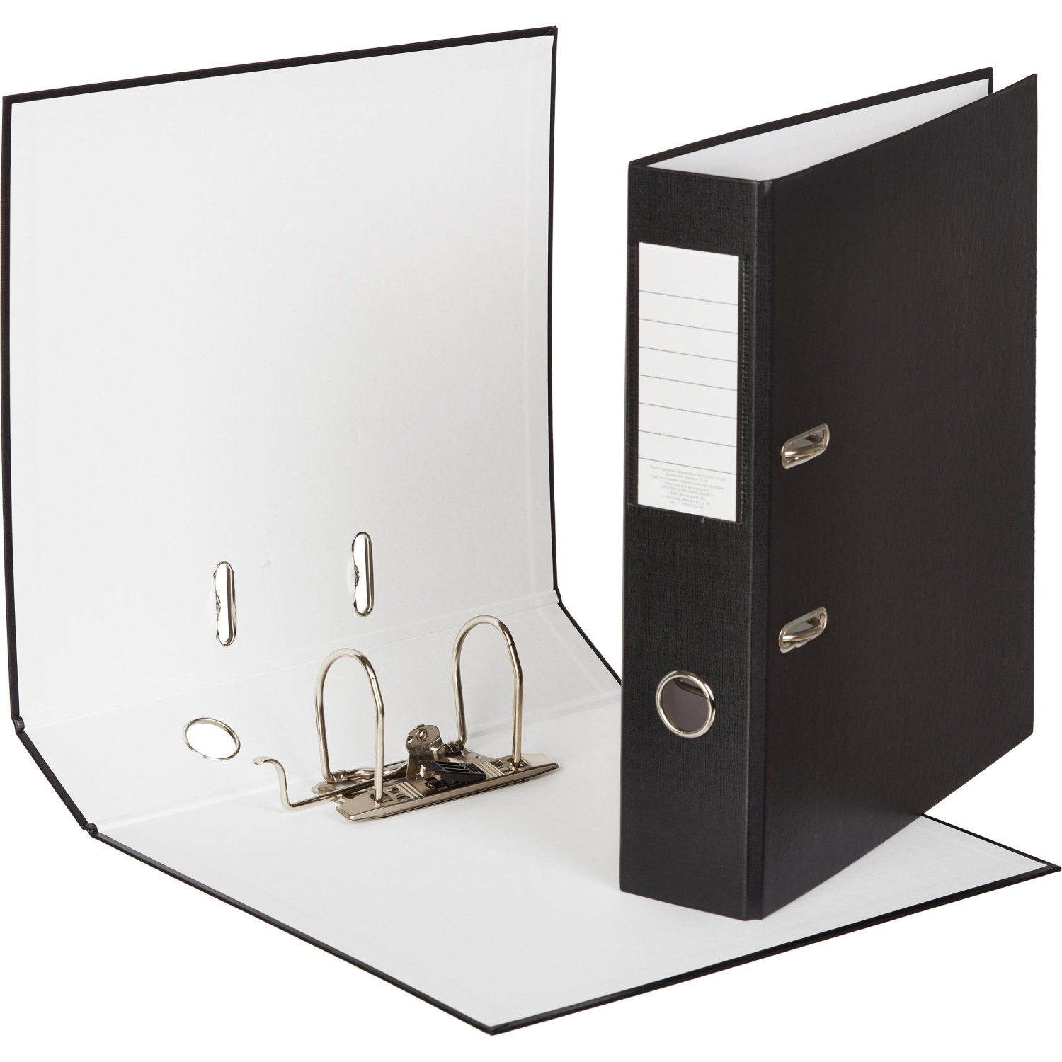 Папка-регистратор Attache Economy, 75мм, 10шт/уп, черный,ПБП1,карм.кор Папка-регистратор Attache Economy, 75мм, 10шт/уп, черный,ПБП1,карм.кор - фото 2