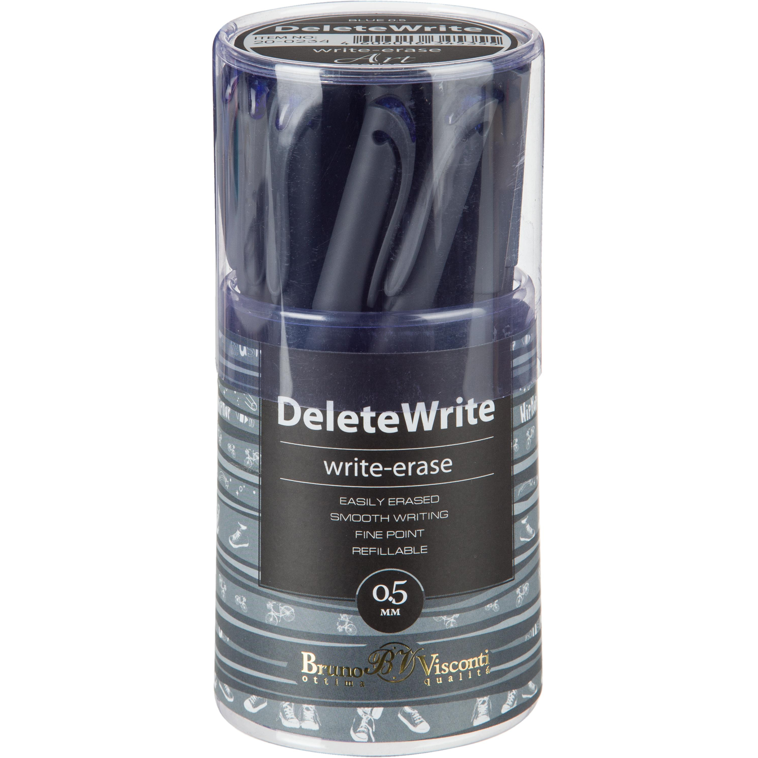 Ручка гелевая DeleteWrite Art.Boys пиши-стирай 0,5мм в ассортименте 20-0234 - фото 10