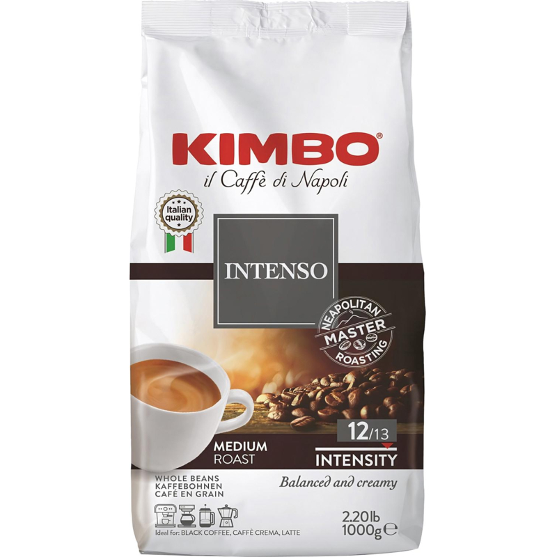 Кофе Kimbo Aroma Intenso в зернах, 1кг - фото 1