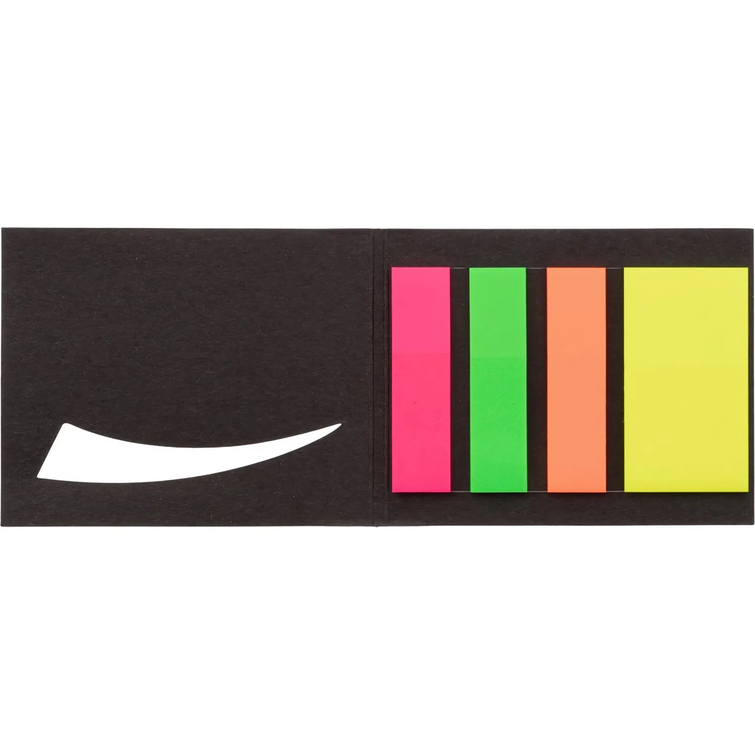 Клейкие закладки пласт. 4цв.по 25л. 12ммх45 + 25ммх45 Attache книжка - фото 3