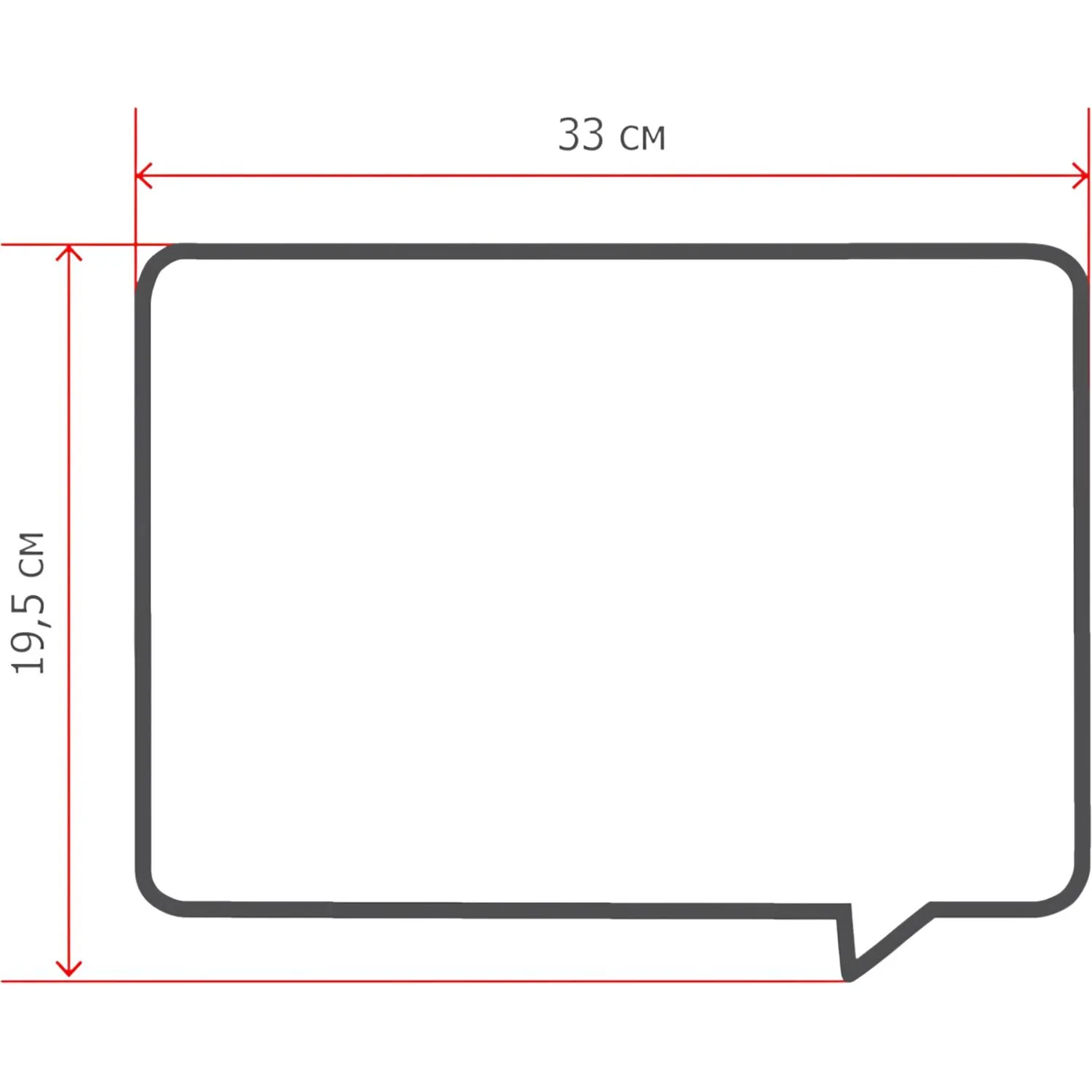 Доска пробковая магнитная фигурная Чат - фото 2
