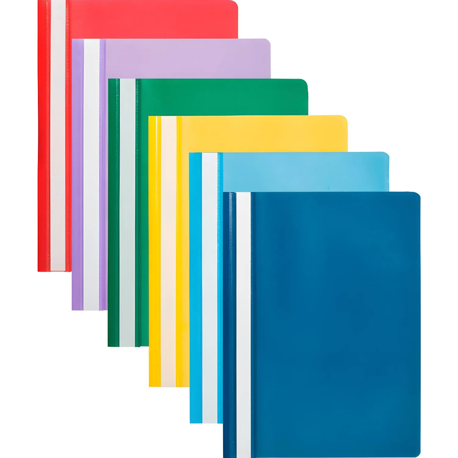 Скоросшиватель пластиковый A4 (100/110) гол 10шт/уп Россия - фото 5