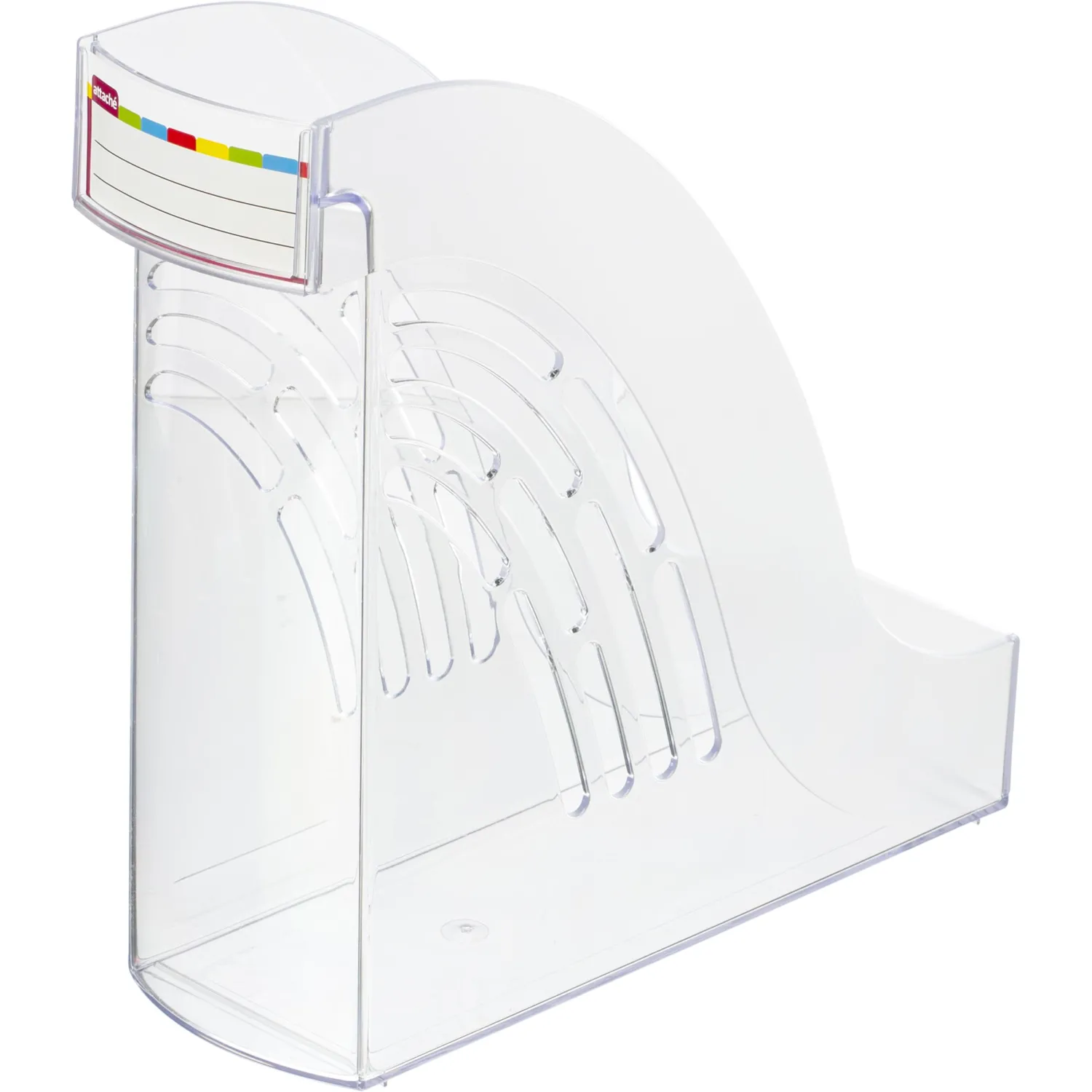 Лоток вертикальный ATTACHE 95мм прозрачный 2 - фото 3