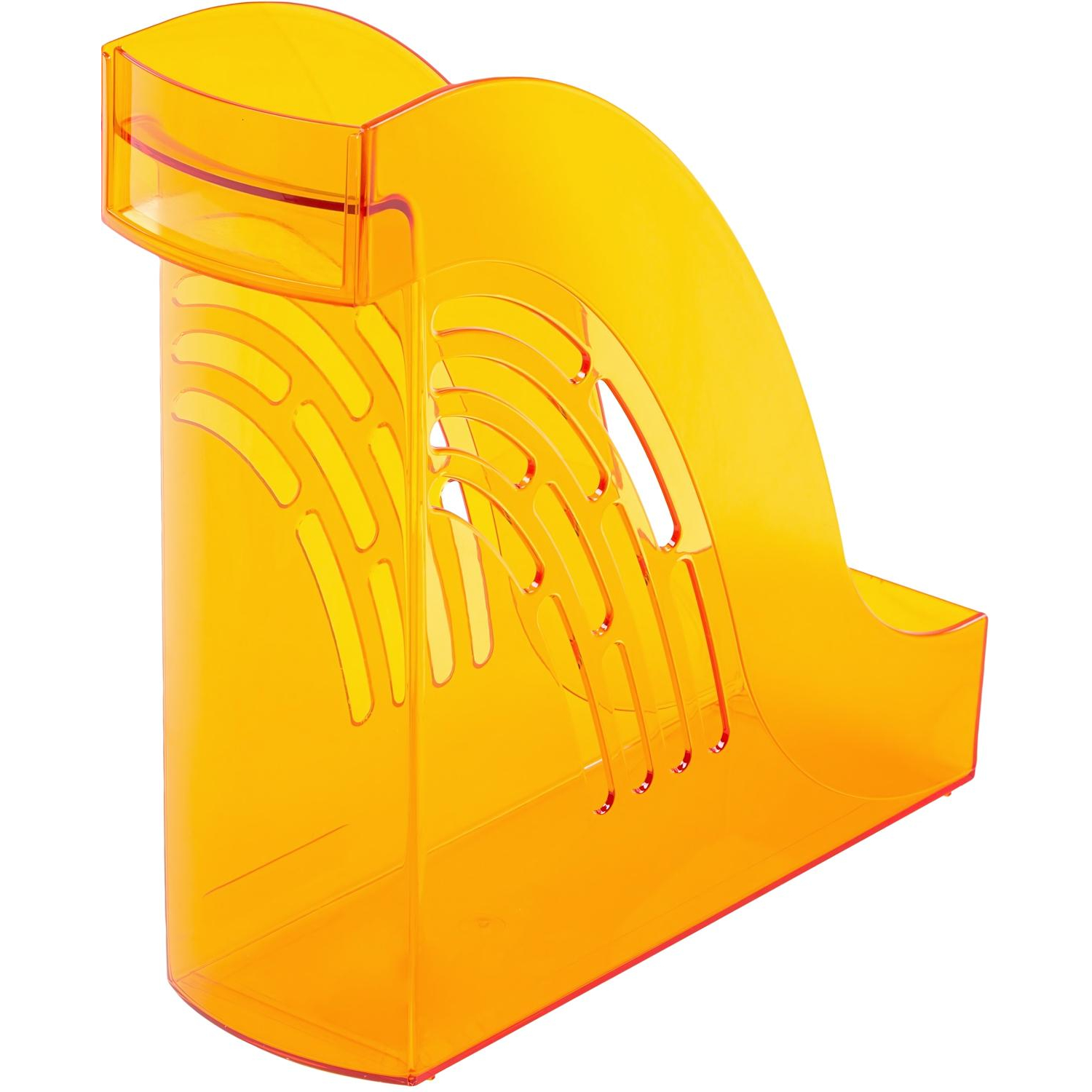 Лоток вертикальный ATTACHE 95мм Яркий Офис оранжевый - фото 2